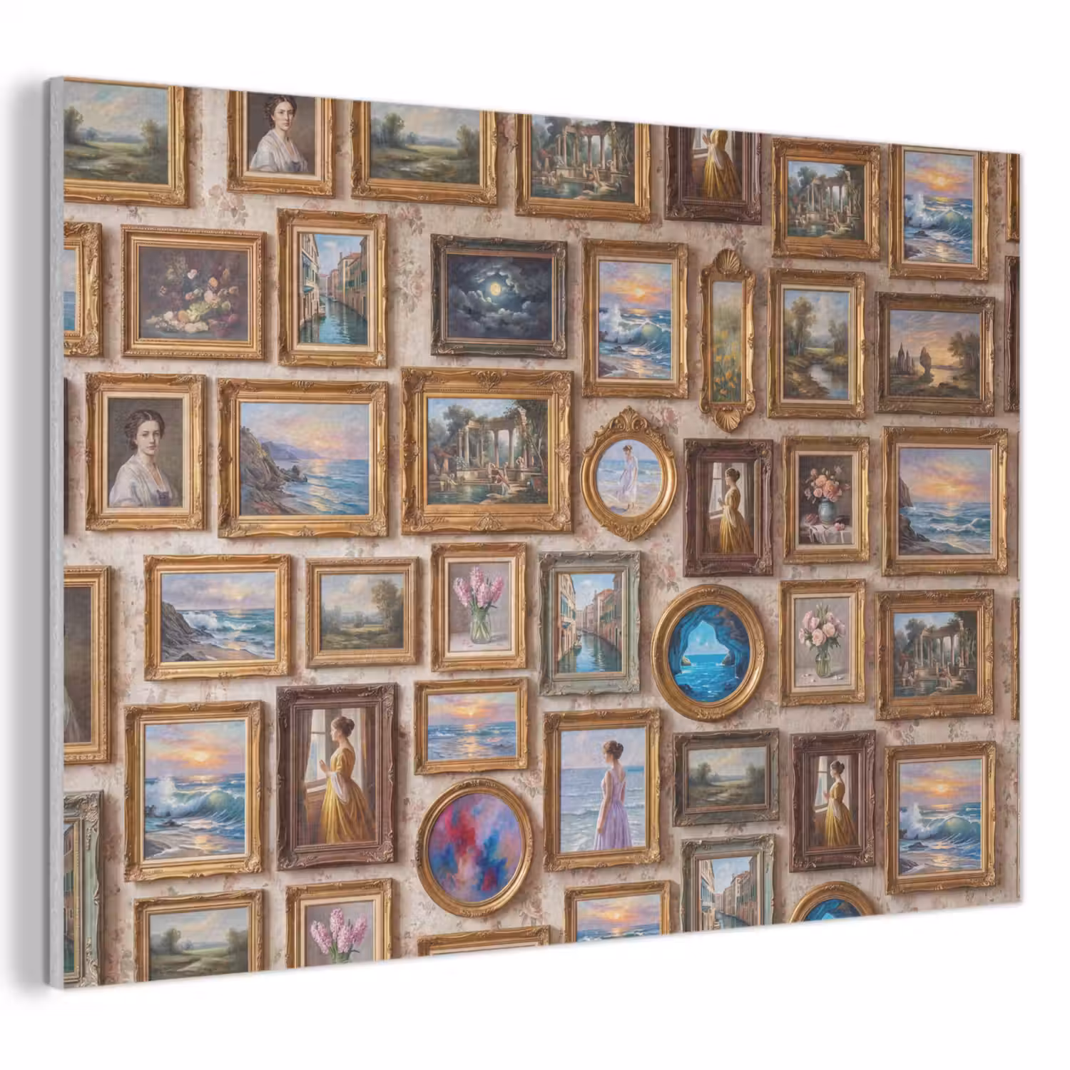Interieur - Kunst - Collectie - Klassiek - Goud PET vilt klein -3d