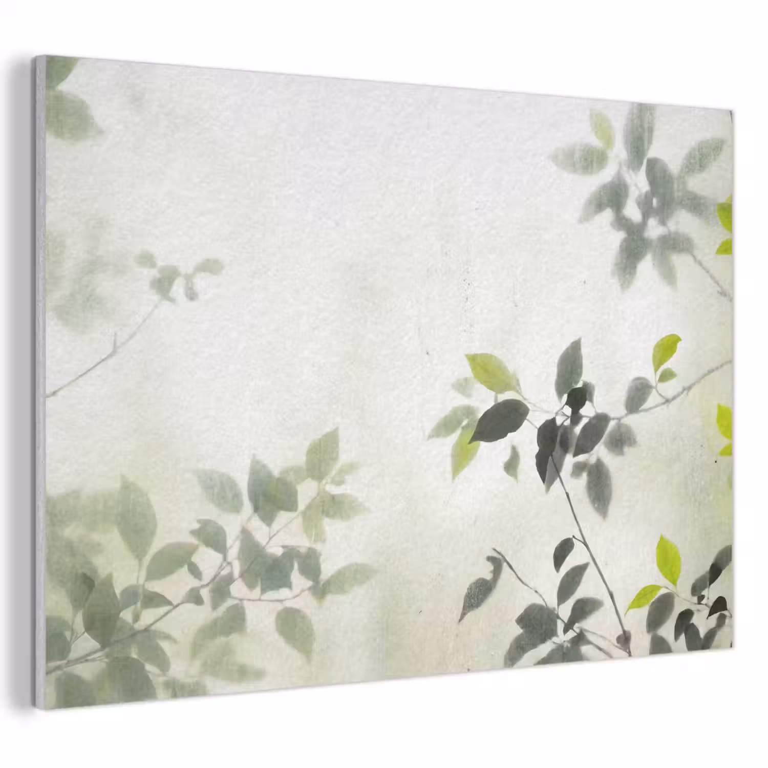Blad - Schaduw - Natuur - Abstract - Groen PET vilt klein -3d