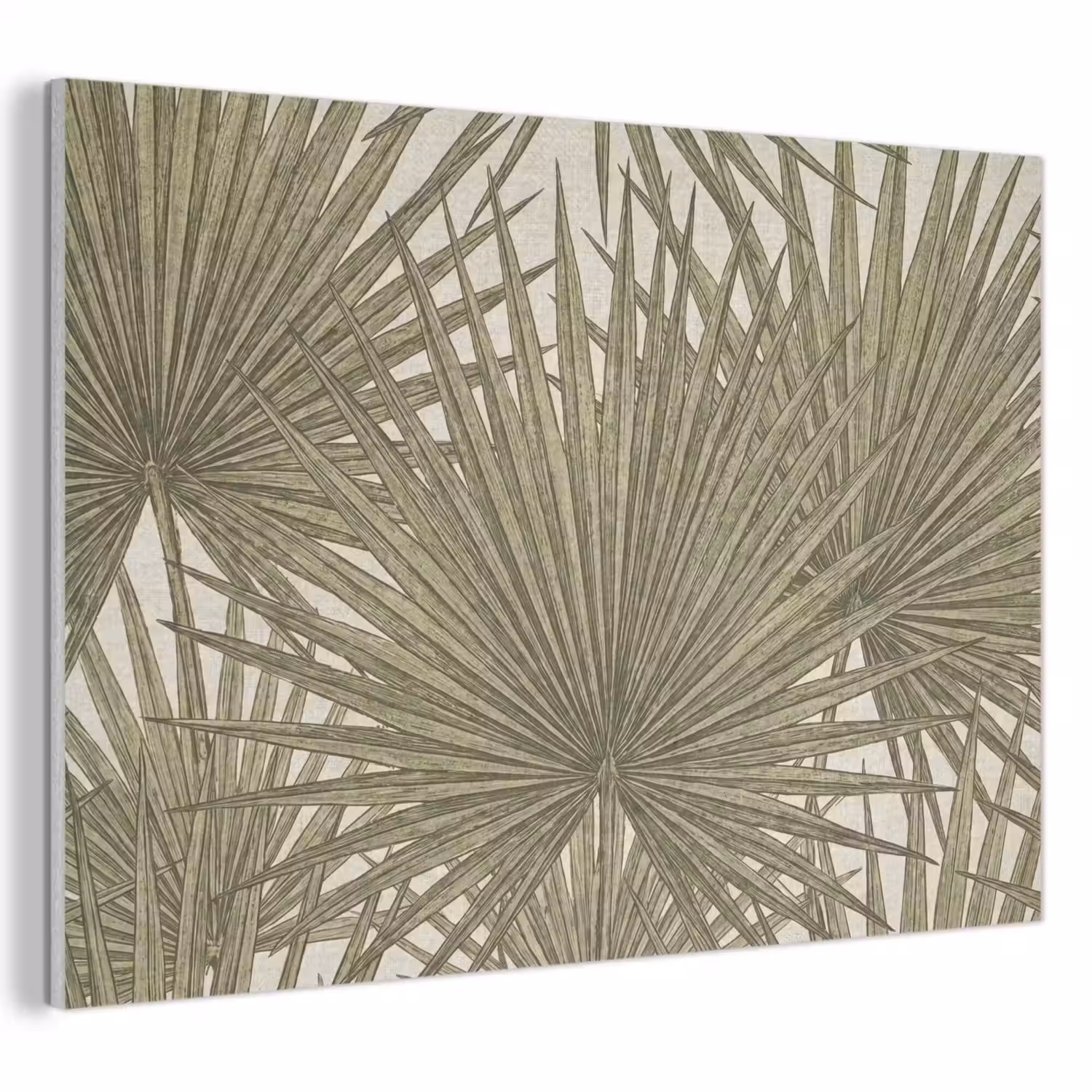 Blad - Tropisch - Patroon - Natuur - Groen PET vilt klein -3d