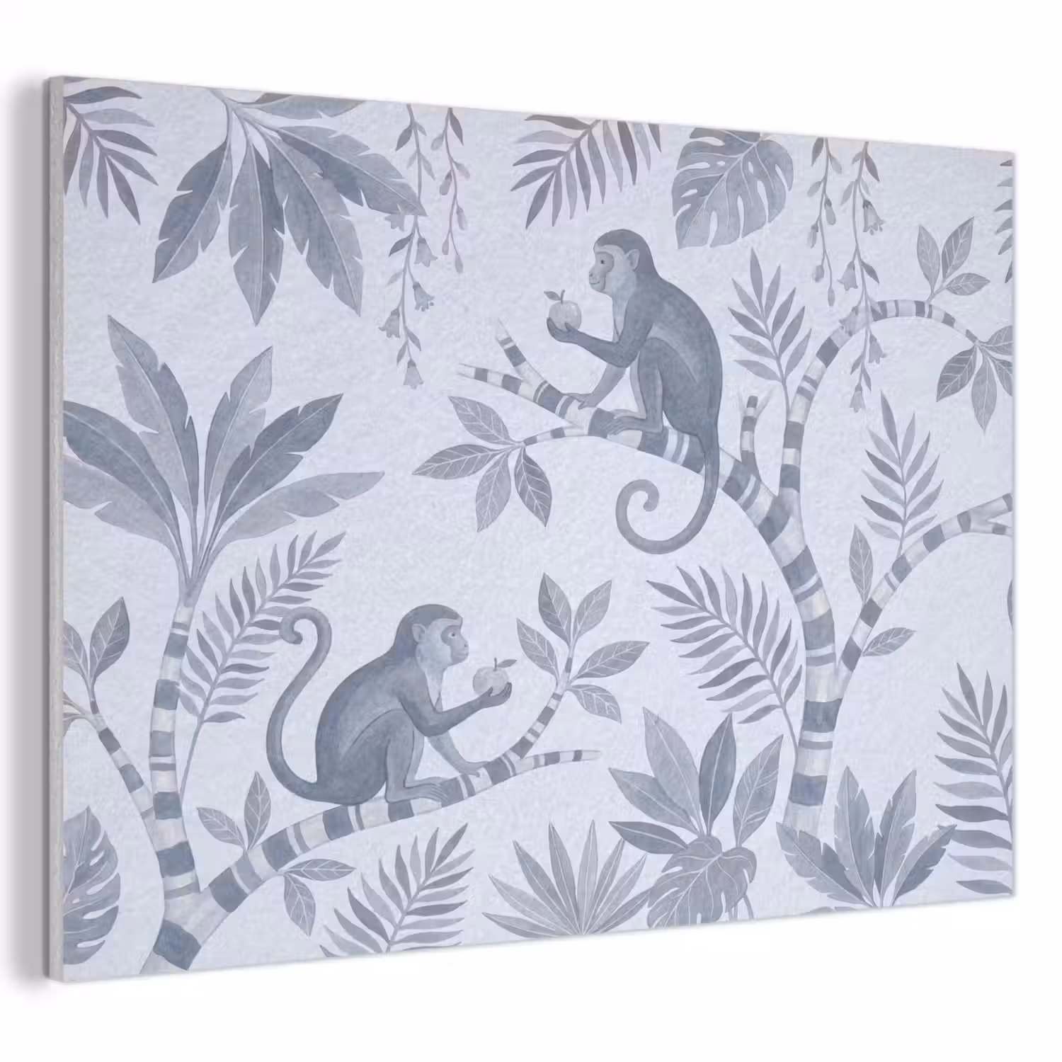 Aap - Boom - Bladeren - Jungle - Illustratie PET vilt klein -3d