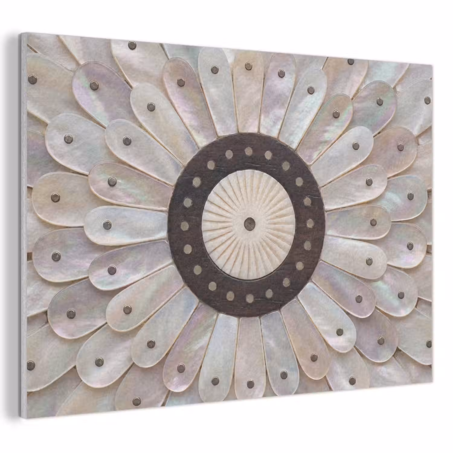 Parelmoer - Patroon - Decoratie - Ambacht - Wit PET vilt klein -3d