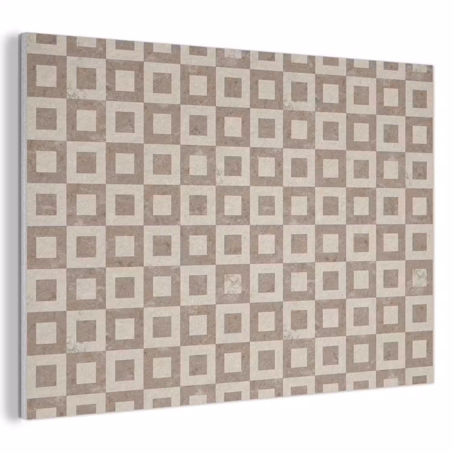 Patroon - Marmer - Beige PET vilt klein 837 -3d
