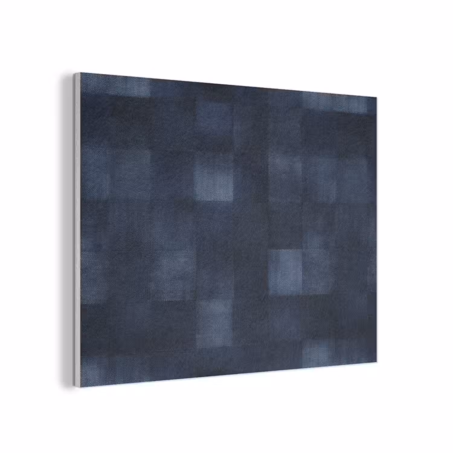 Patroon - Ruit - Marineblauw PET vilt klein 837 -3d