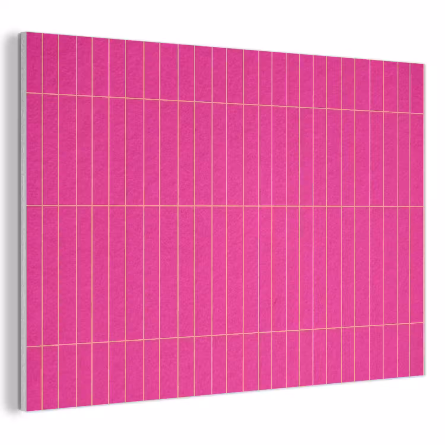 Patroon - Tegel - Magenta - Roze PET vilt klein 837 -3d