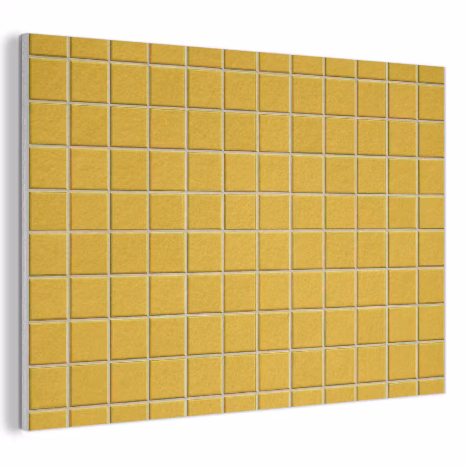 Patroon - Tegel - Okergeel PET vilt klein 837 -3d