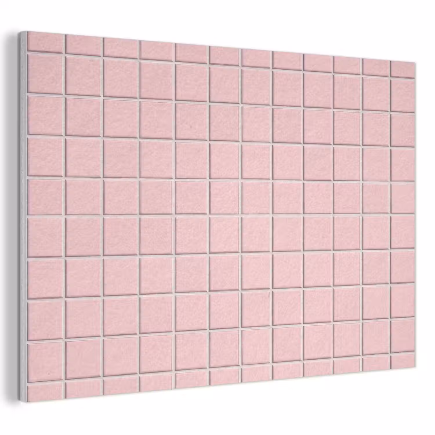 Patroon - Tegel - Pastelroze PET vilt klein 837 -3d