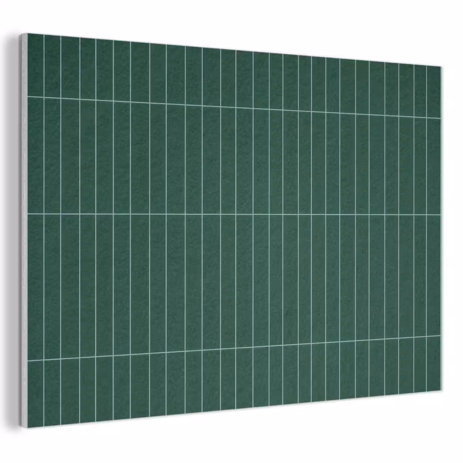 Patroon - Tegels - Donkergroen PET vilt klein 837 -3d