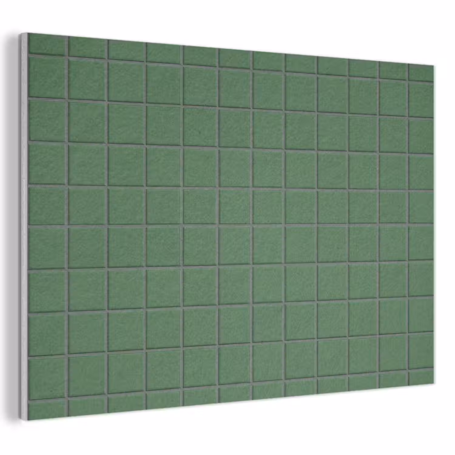 Patroon - Tegels - Groen PET vilt klein 837 -3d