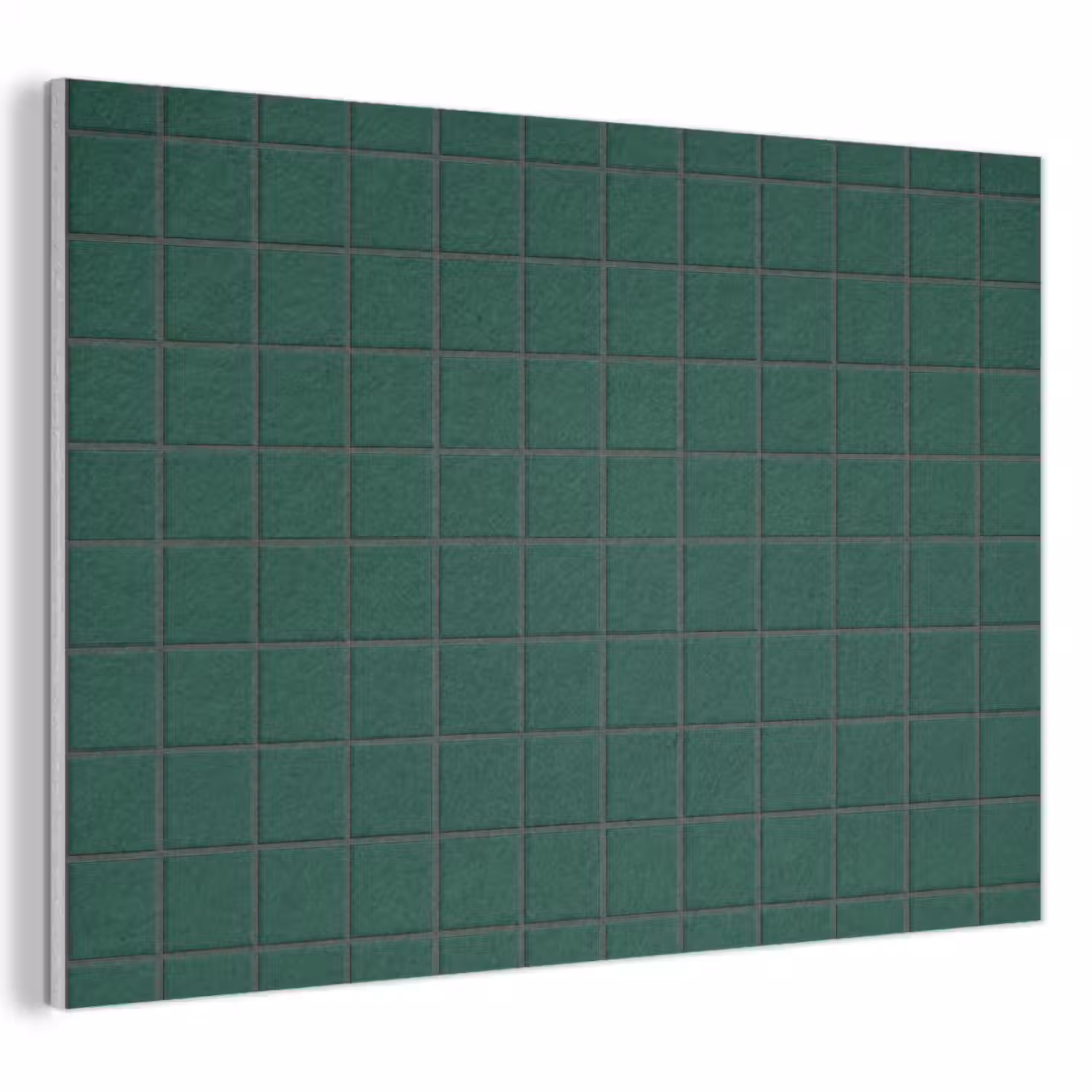 Patroon - Tegels - Dennen - Groen PET vilt klein 837 -3d