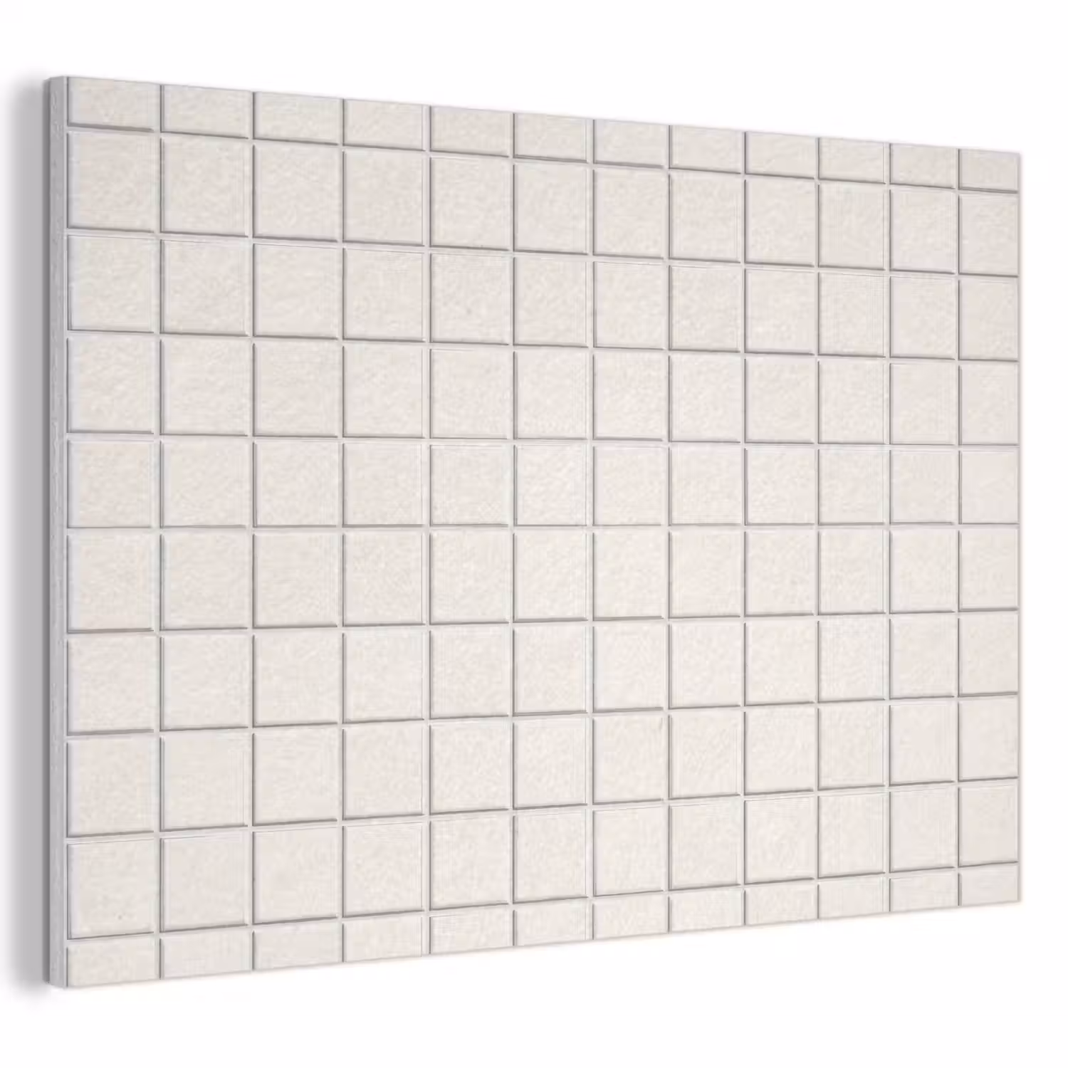Patroon - Tegels - Wit PET vilt klein 837 -3d