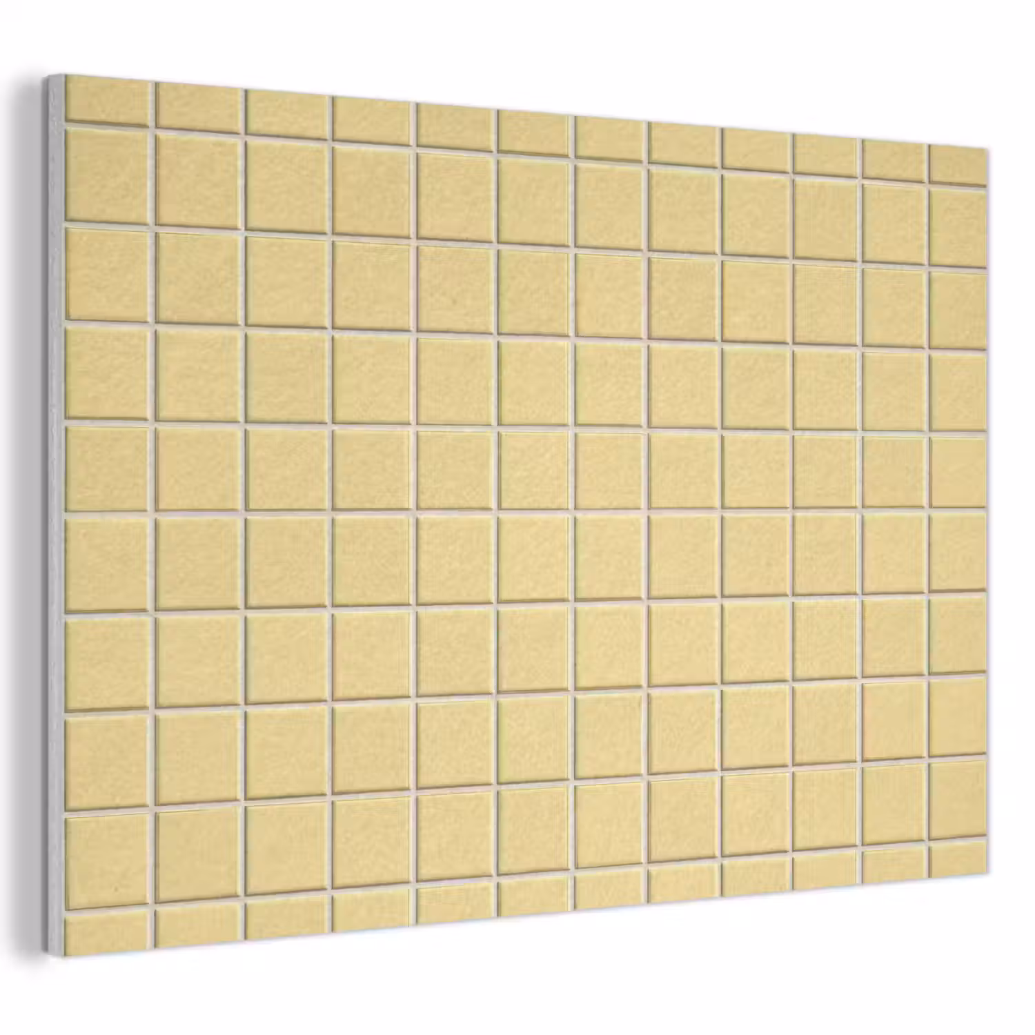 Patroon - Tegels - Geel PET vilt klein 837 -3d