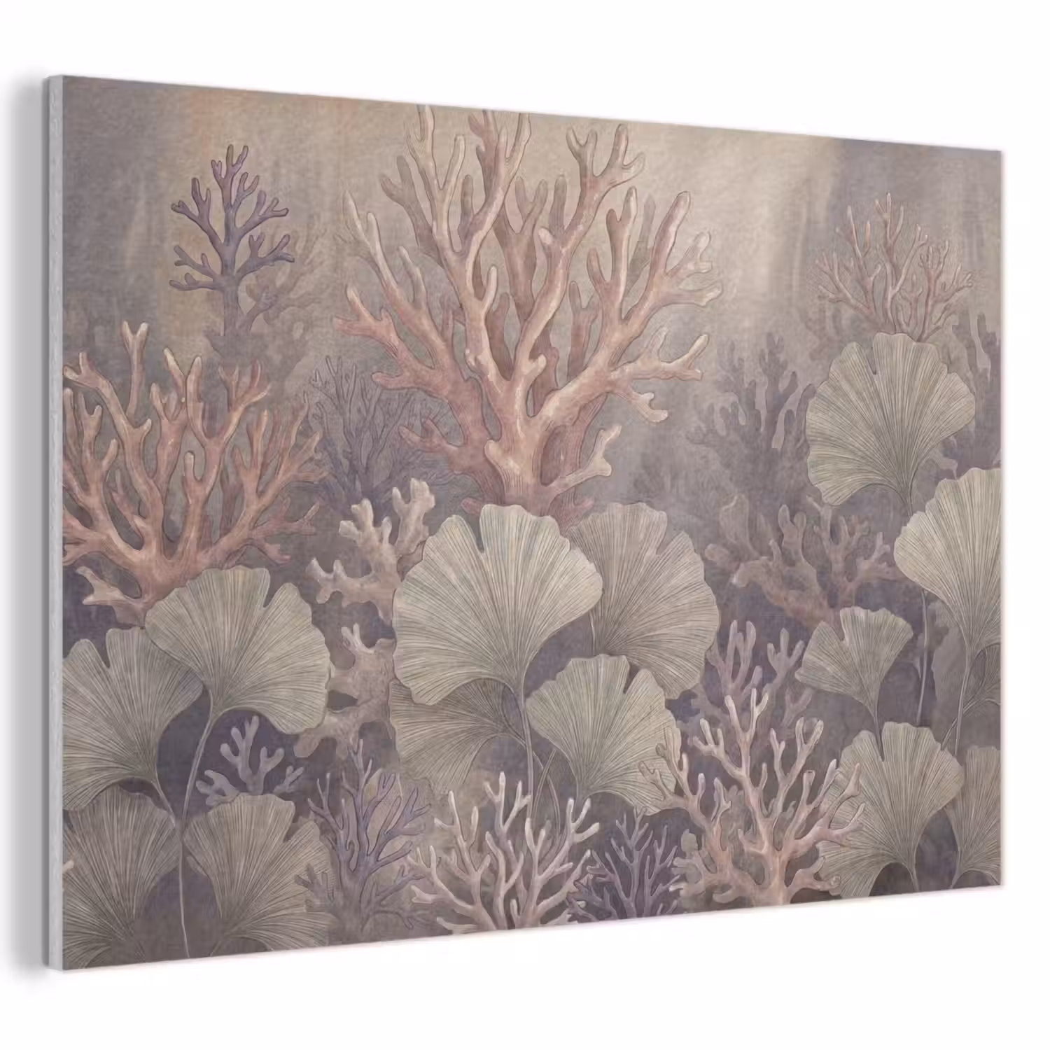 Plant - Bladeren - Zee - Illustratie - Groen PET vilt klein -3d
