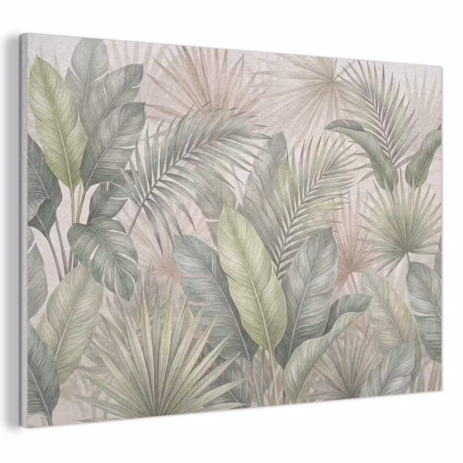 Planten - Tropisch - Bladeren - Groen - Natuur PET vilt klein -3d