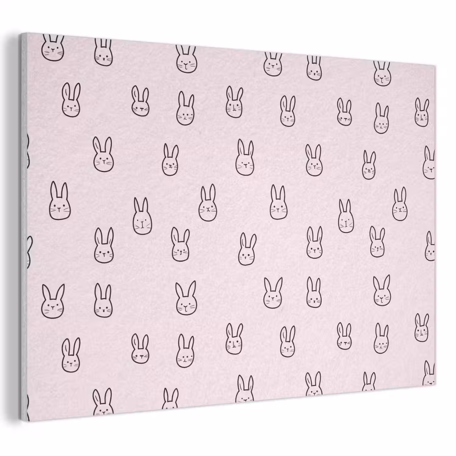 Konijnen - Minimalistisch - Roze PET vilt klein 837 -3d