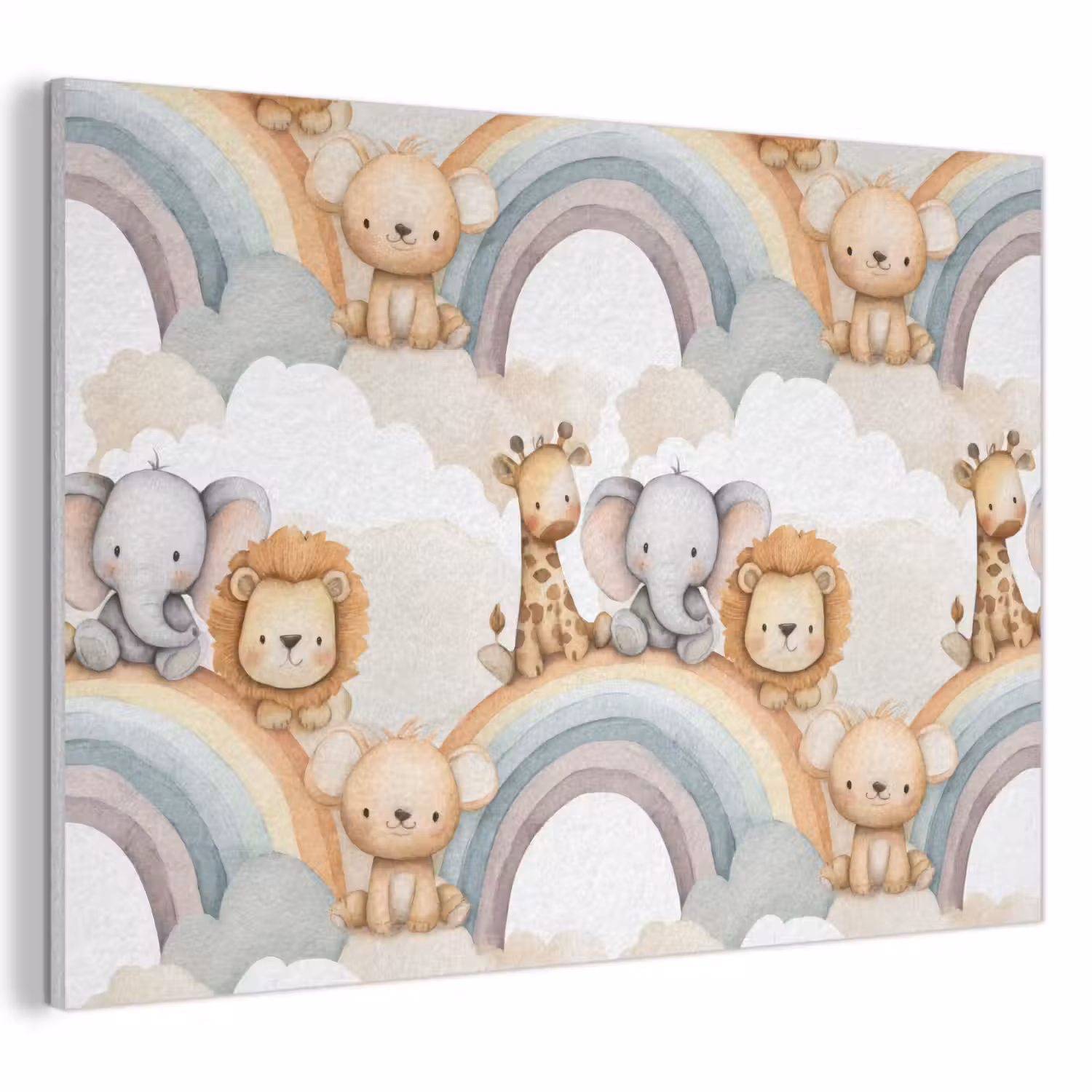 Safari - Regenboog - Kleurrijk PET vilt klein 837 -3d
