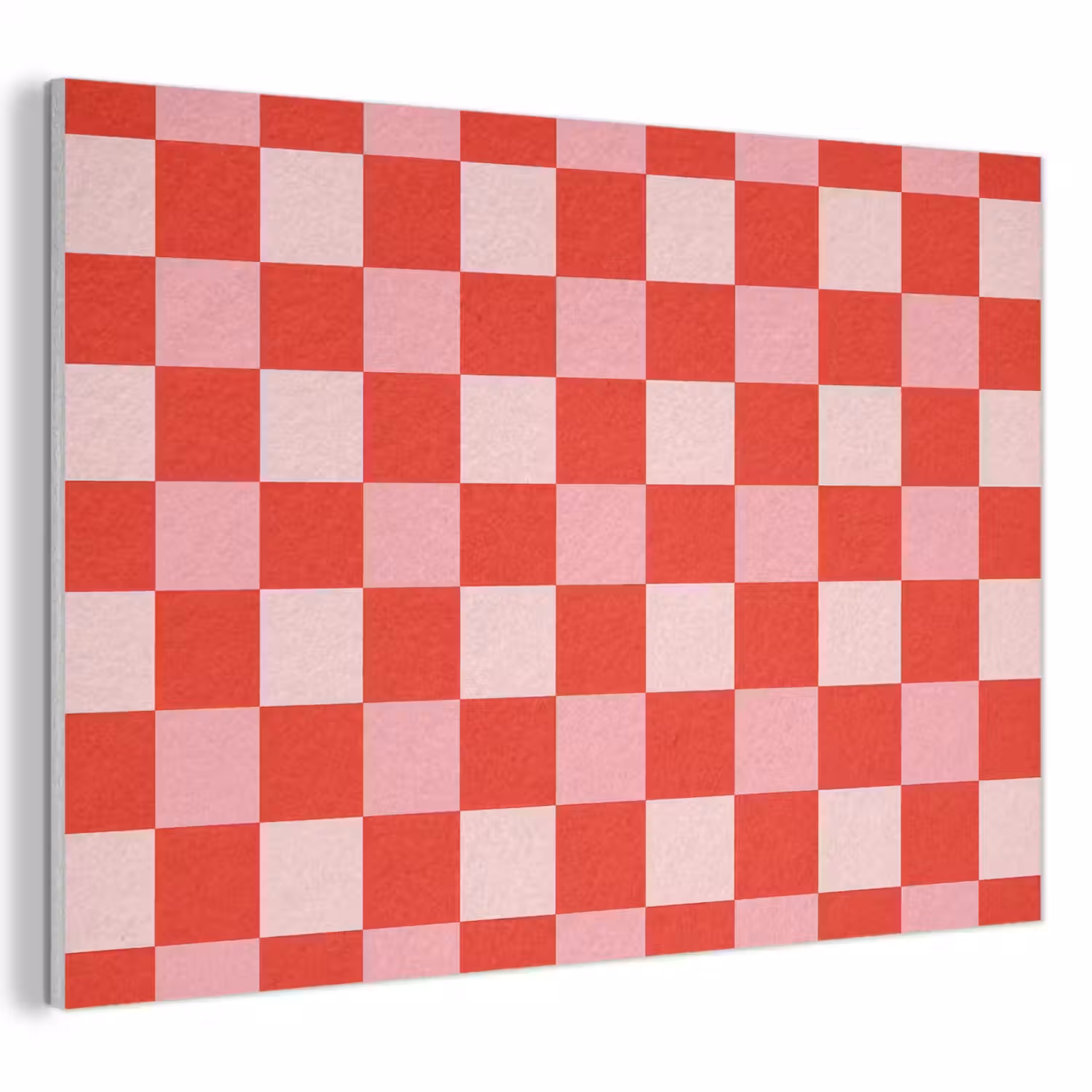 Vierkant - Klassiek - Rood PET vilt klein 837 -3d
