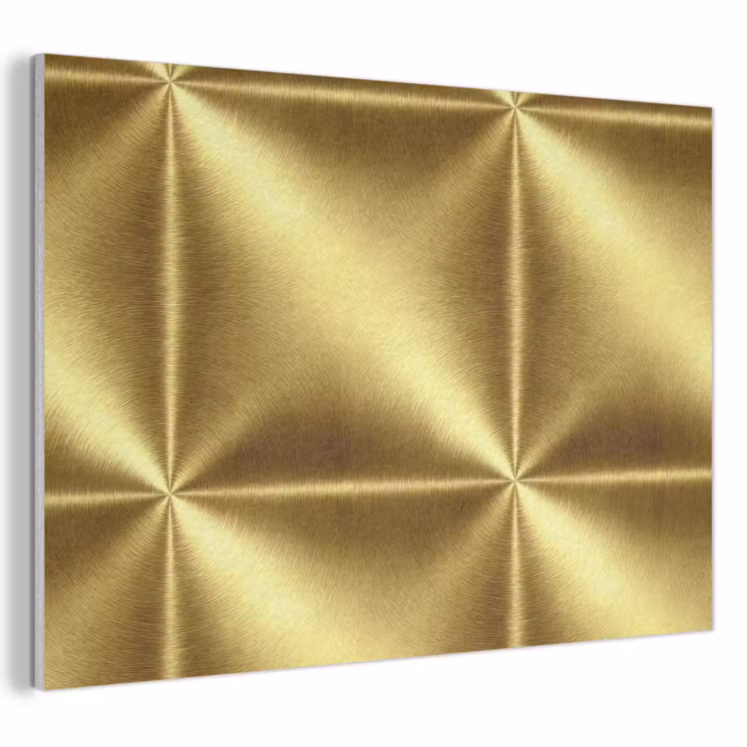 Textuur - Geborsteld Goud - Industrieel - Metallic PET vilt klein 837 -3d