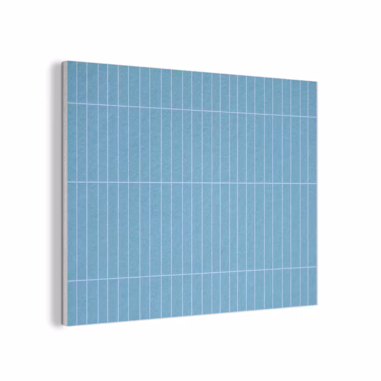 Tegel - Langwerpig - Patroon - Blauw PET vilt klein 837 -3d