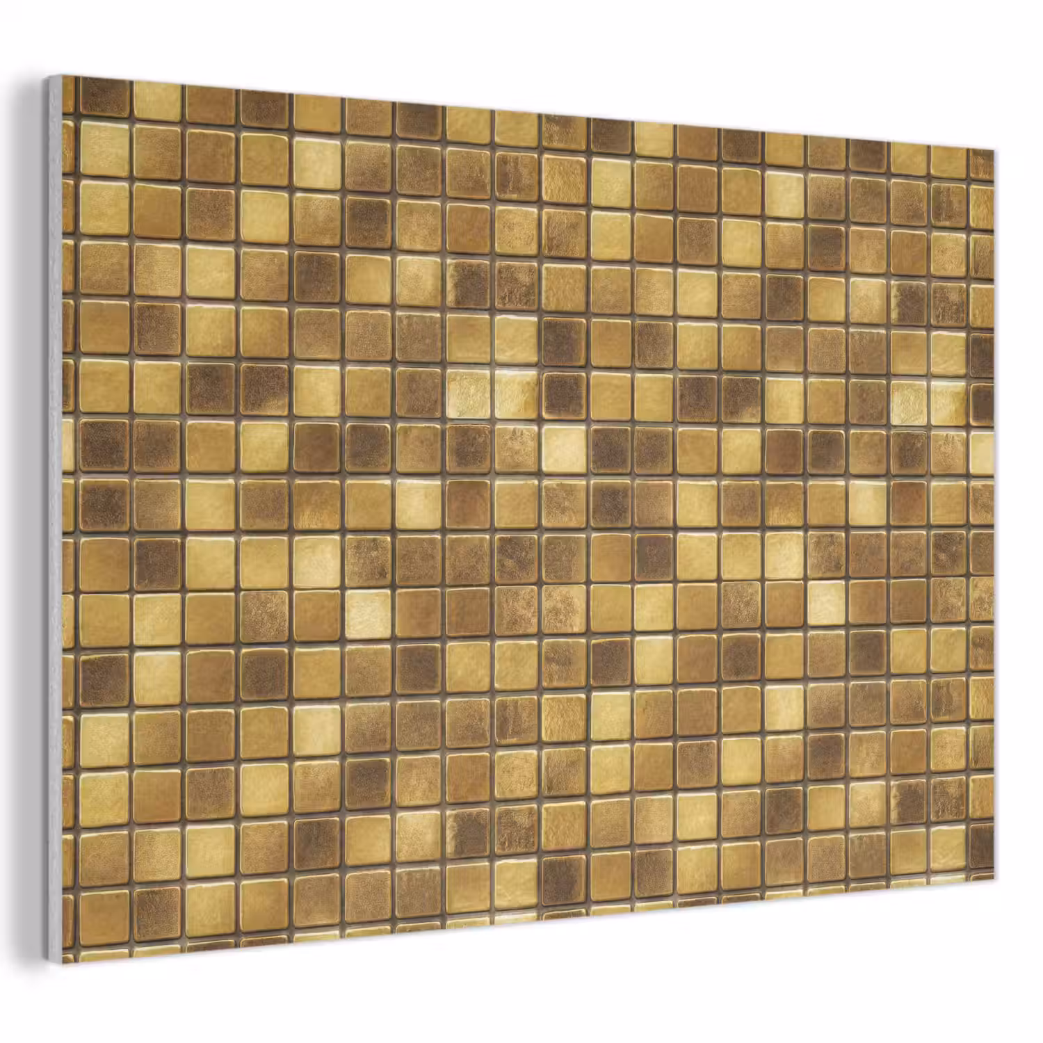Tegels - Mozaïek - Luxe - Warm Goud PET vilt klein 837 -3d