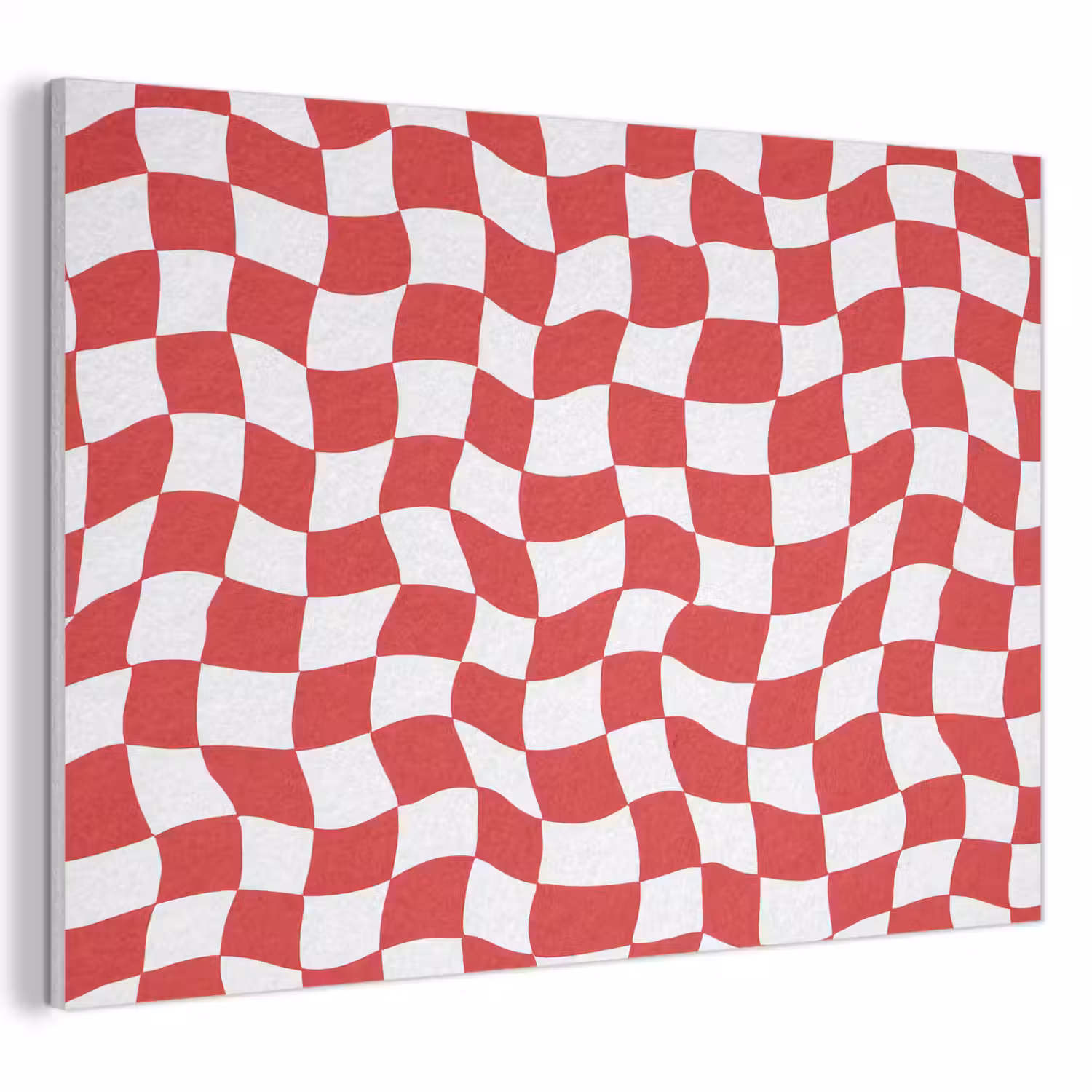 Golvend - Patroon - Rood PET vilt klein 837 -3d