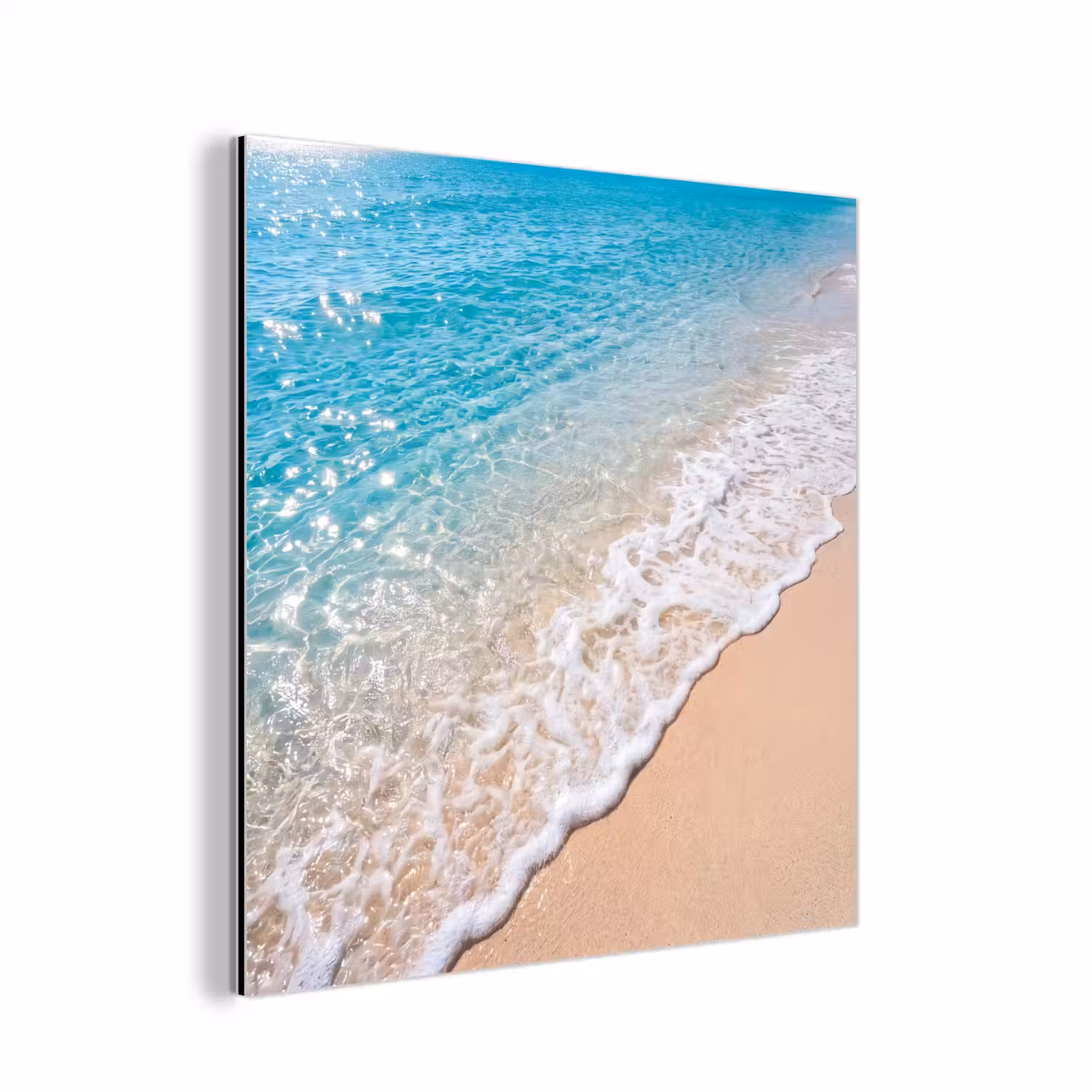 Strand - Water - Natuur - Blauw - Beige aluminium wit klein -3d