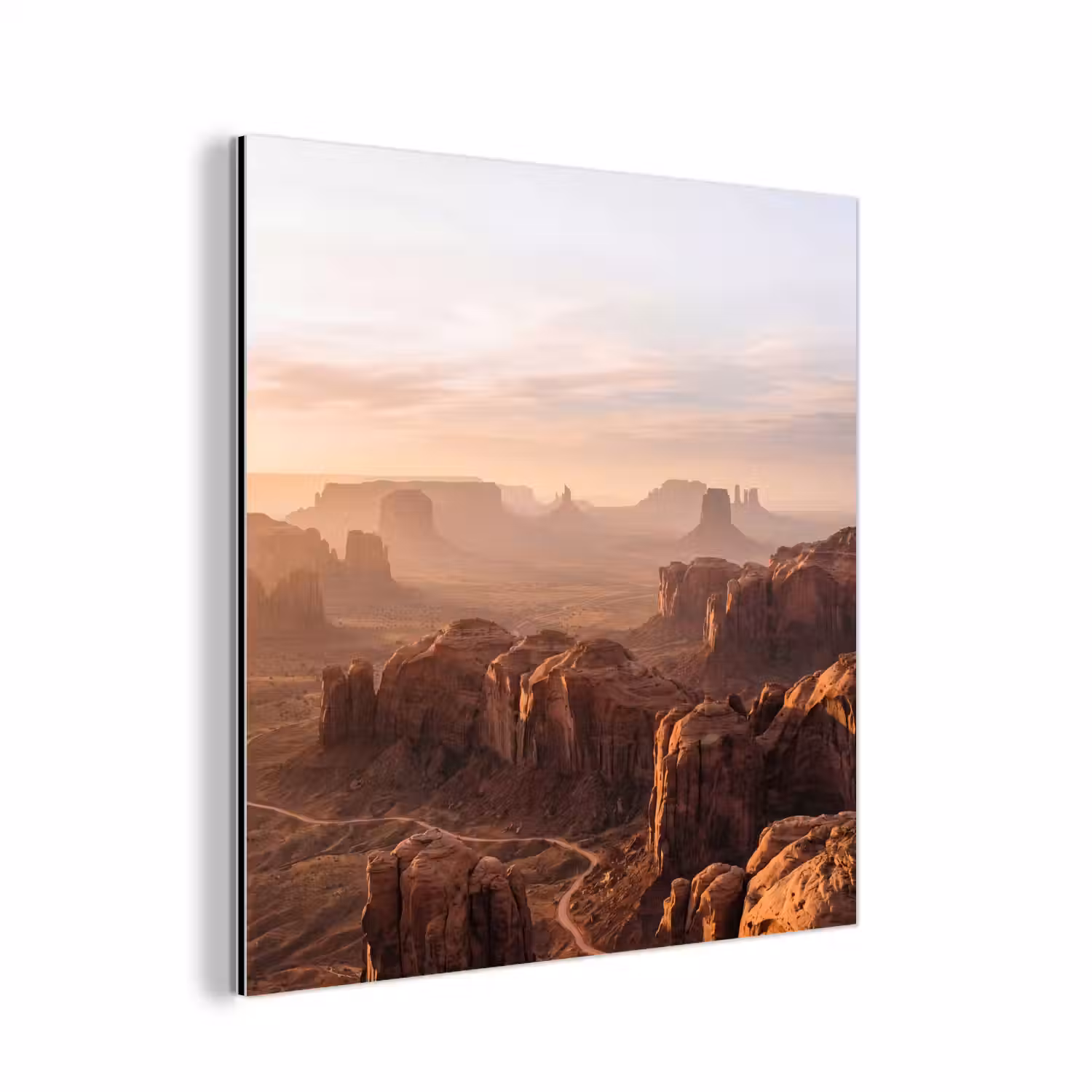 Woestijn - Landschap - Natuur aluminium wit klein -3d