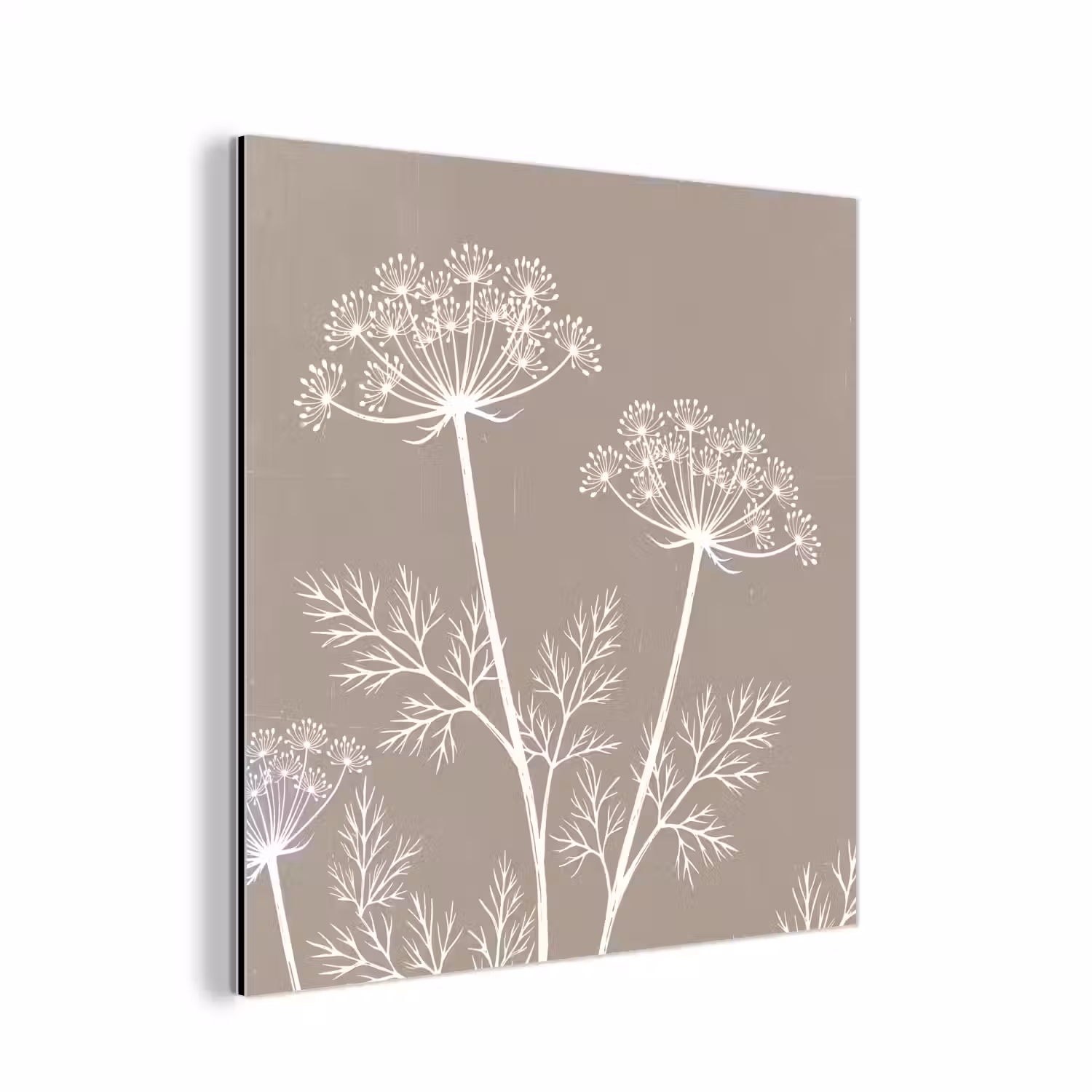 Grafisch - Fluitenkruid - Taupe aluminium wit klein -3d