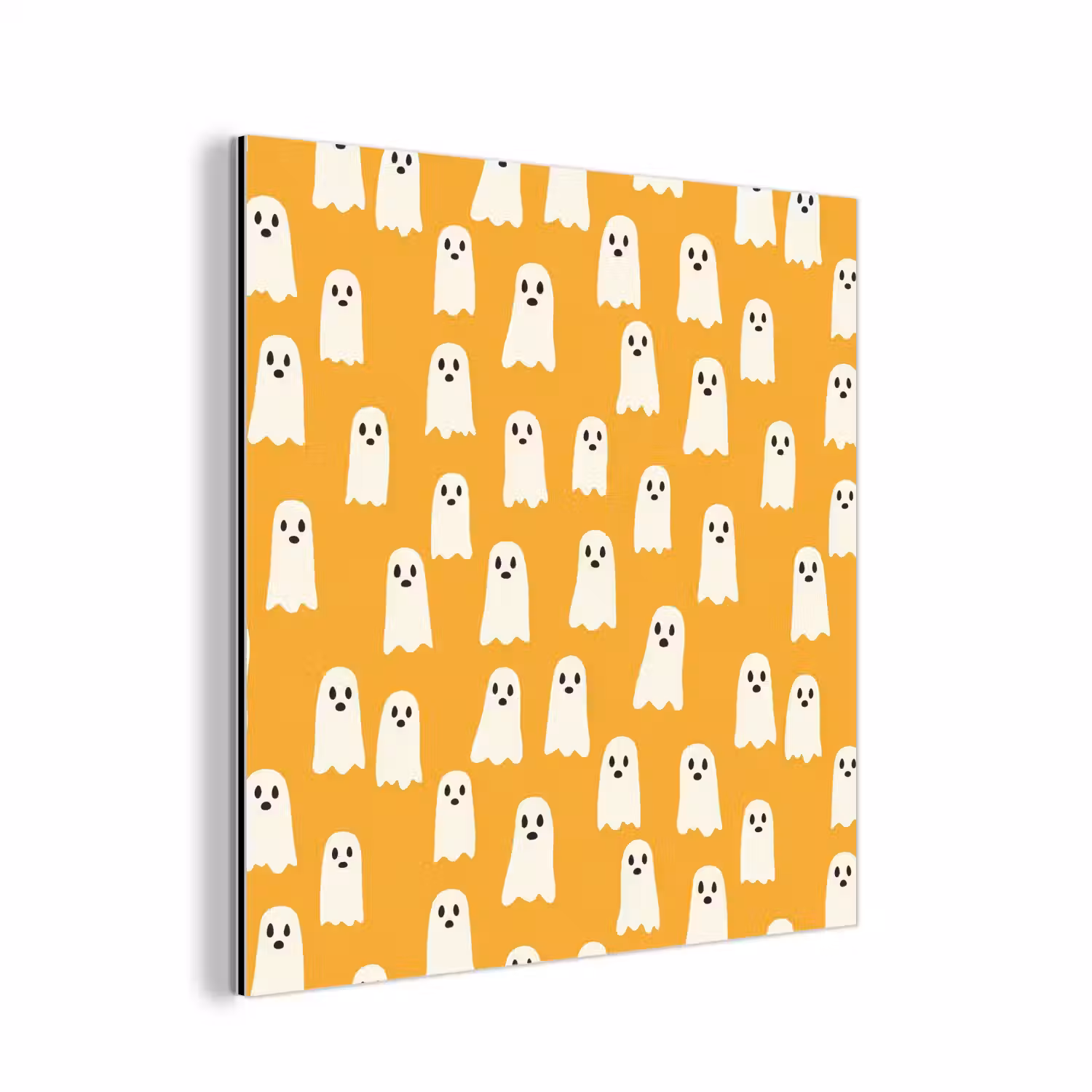 Halloween - Spookjes - Oker aluminium wit klein 46 -3d