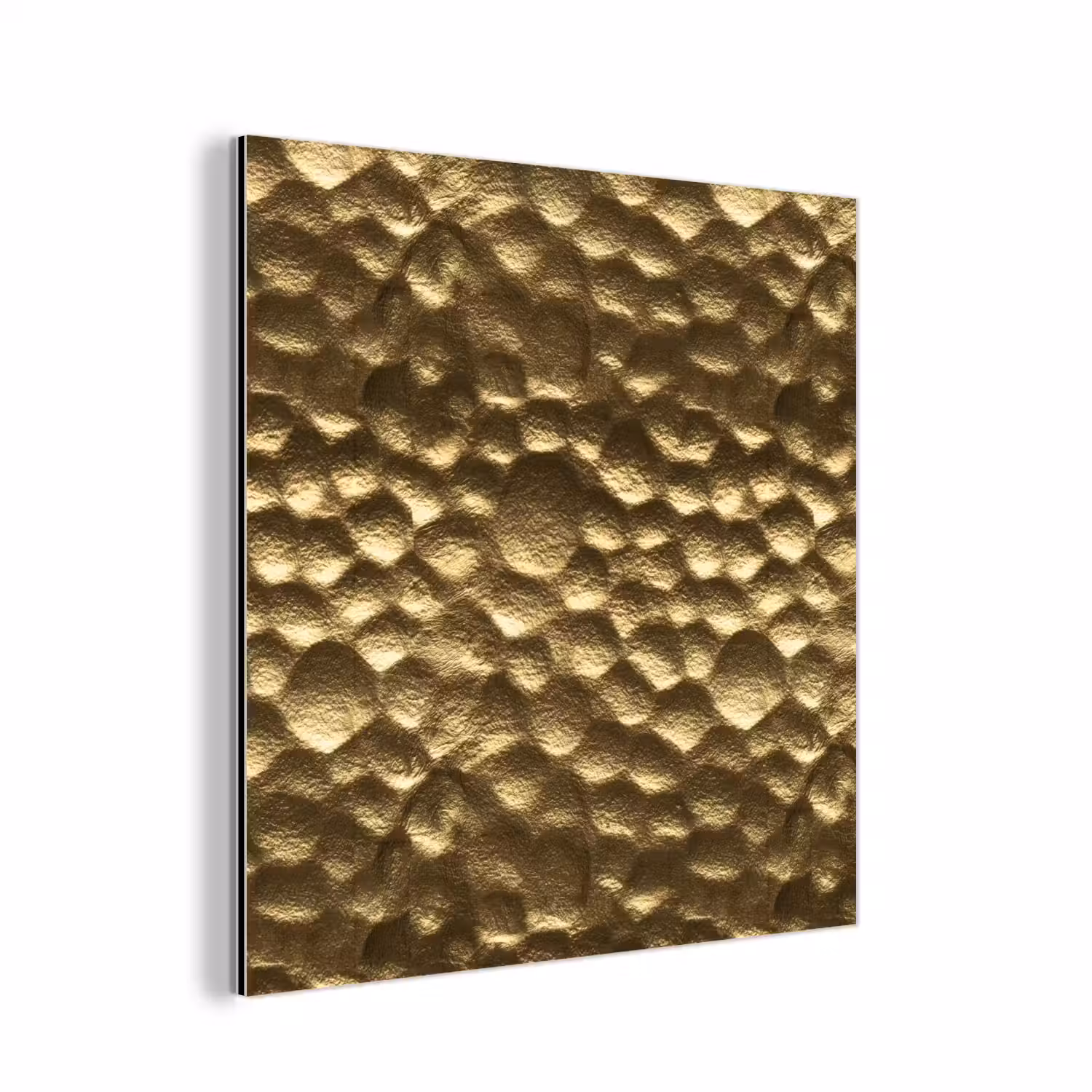 Gehamerd - Reliëf - Textuur - Bronsgoud aluminium wit klein 46 -3d