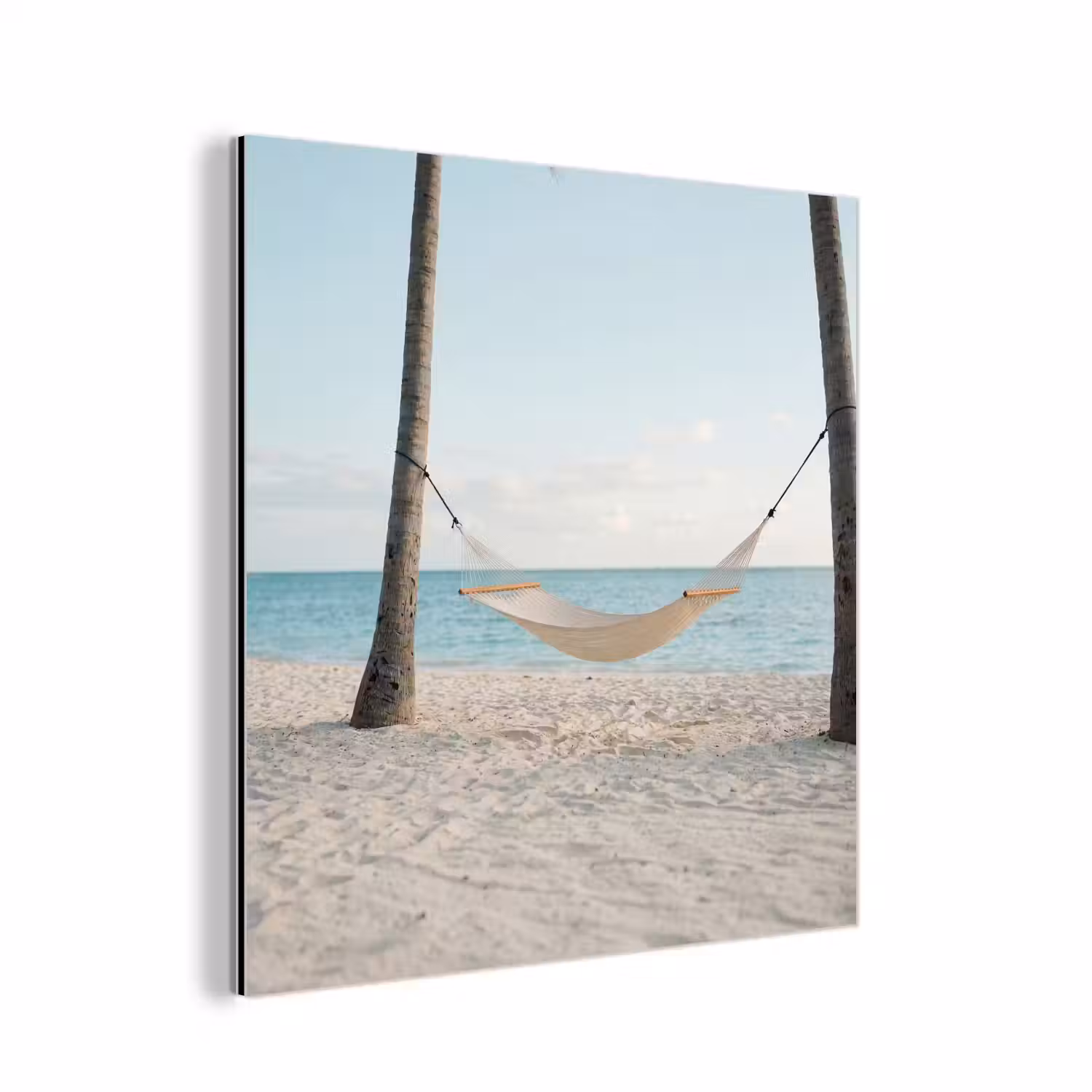 Hangmat - Strand - Wit aluminium wit klein -3d