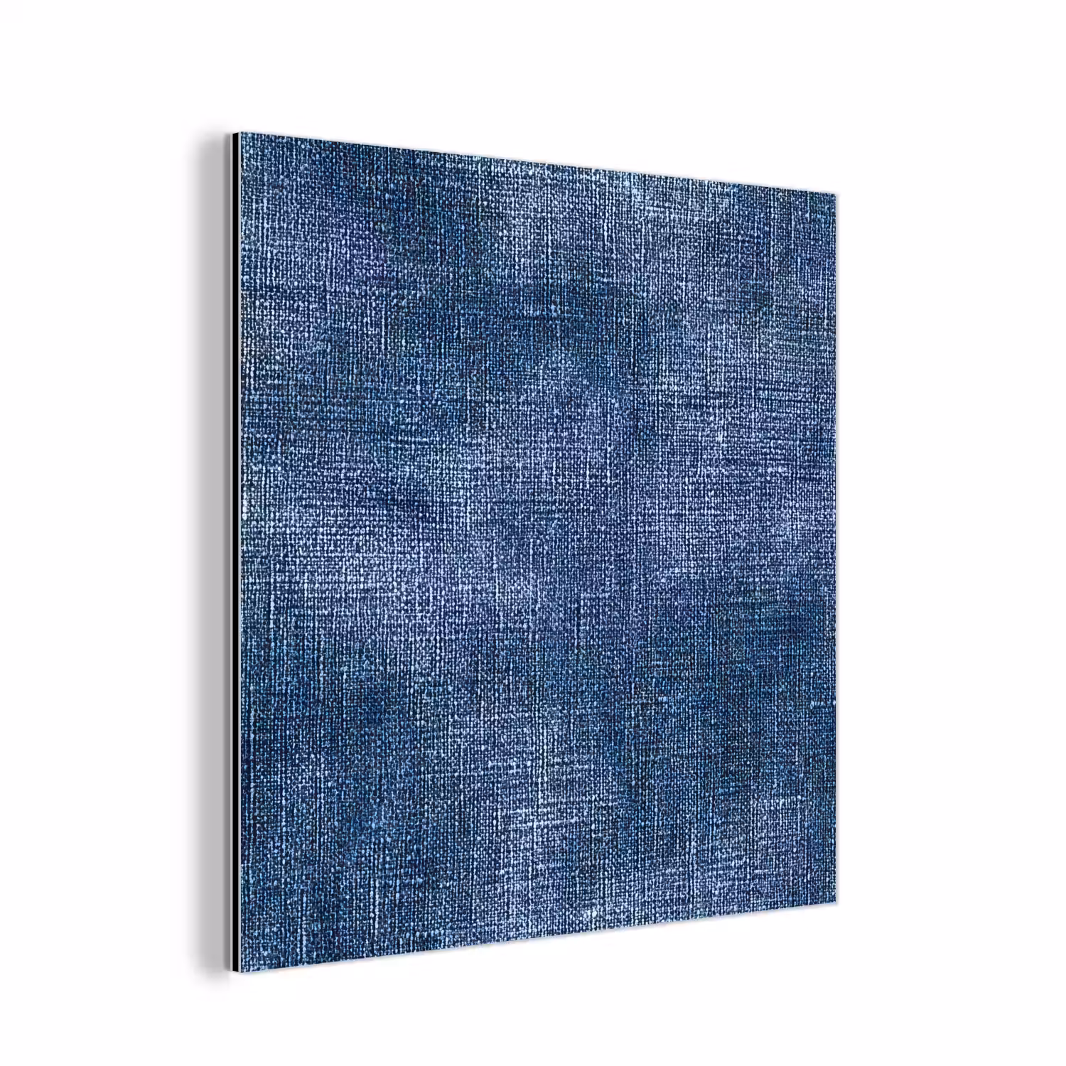 Linnen - Textuur - Patroon - Denim - Rustiek aluminium wit klein 46 -3d