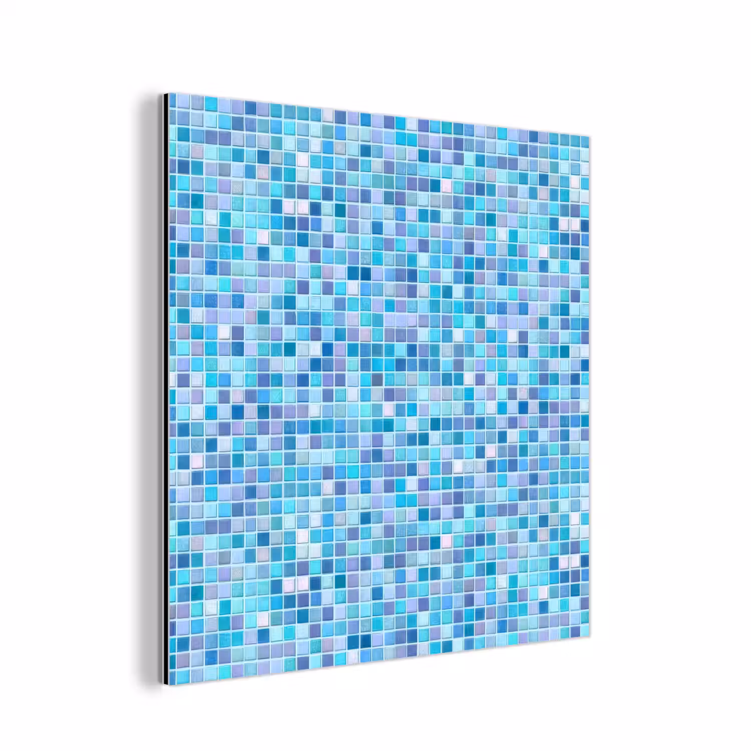 Mozaïek - Patroon - Turquoise aluminium wit klein 46 -3d