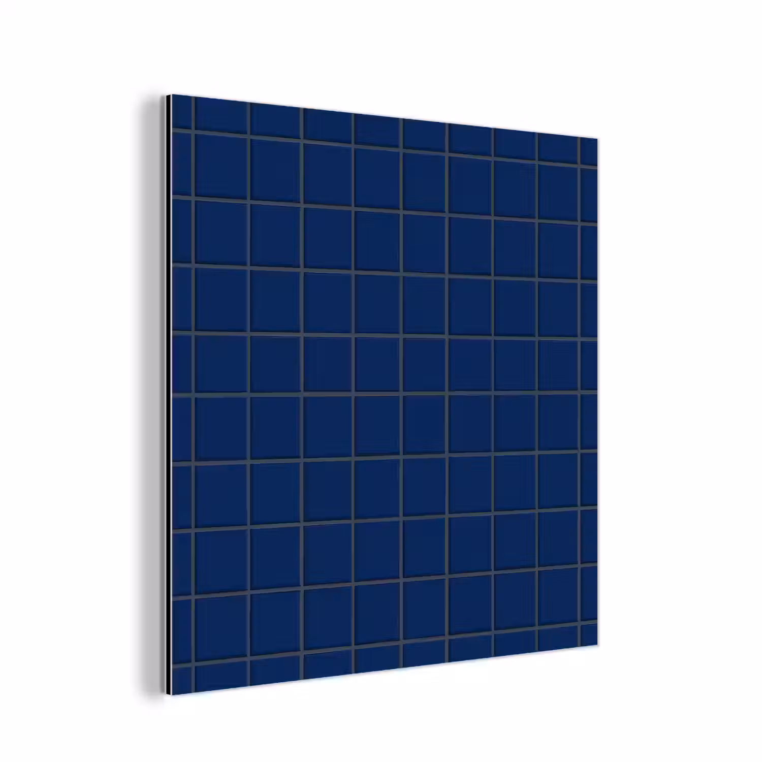 Tegel - Patroon - Blauw aluminium wit klein 46 -3d