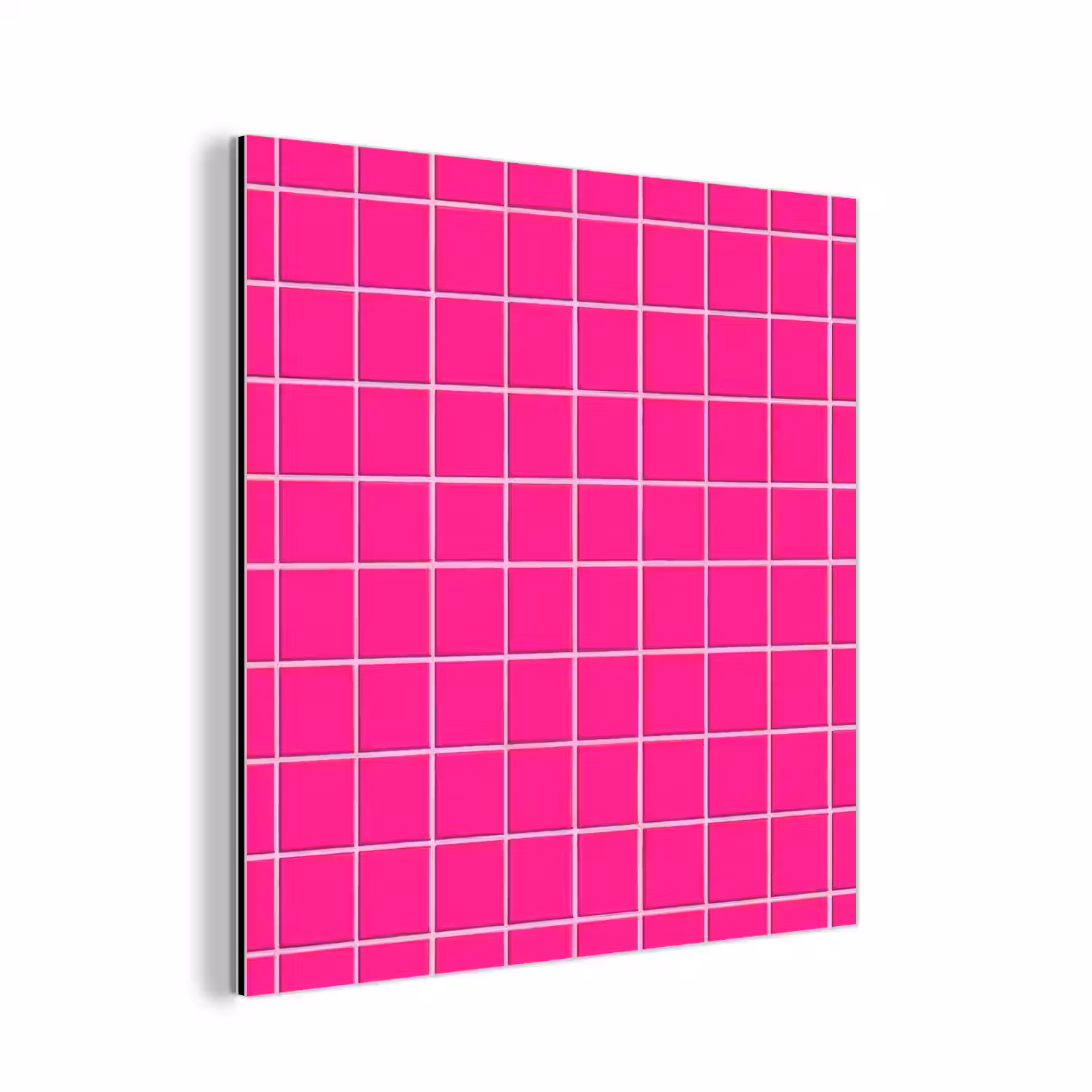 Tegels - Vierkant - Fuchsia aluminium wit klein 46 -3d