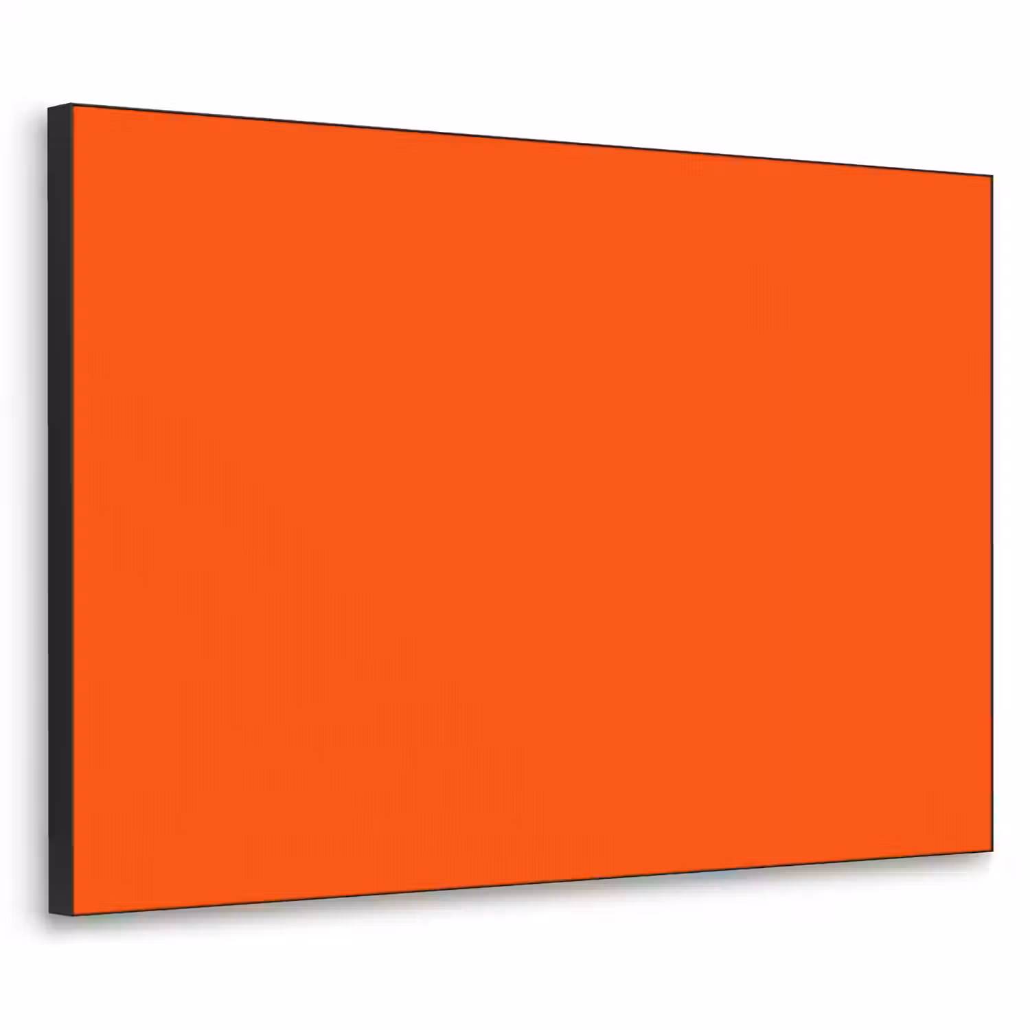 Fiery - Tangerine - Oranje Textielframe zwart klein 947 -3d