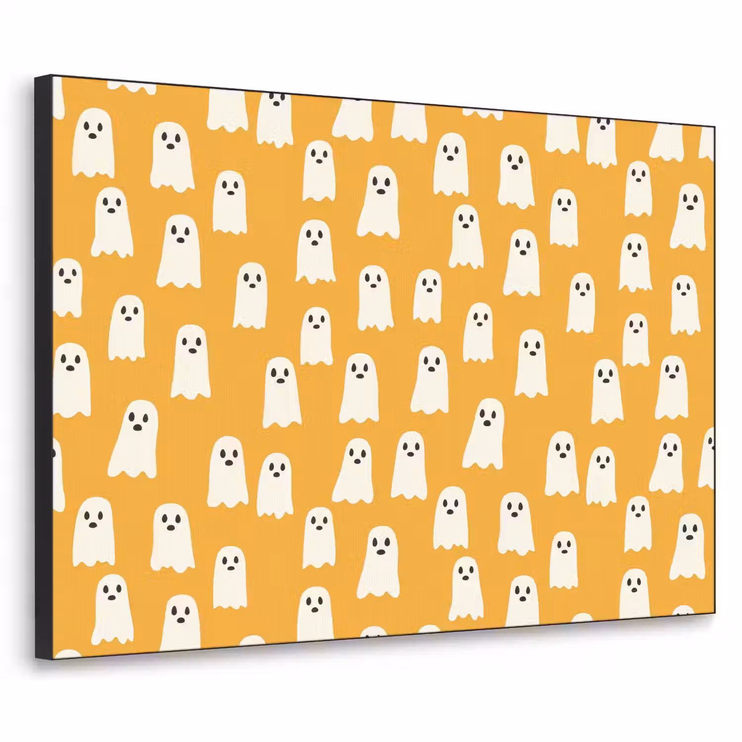 Halloween - Spookjes - Oker Textielframe zwart klein 947 -3d