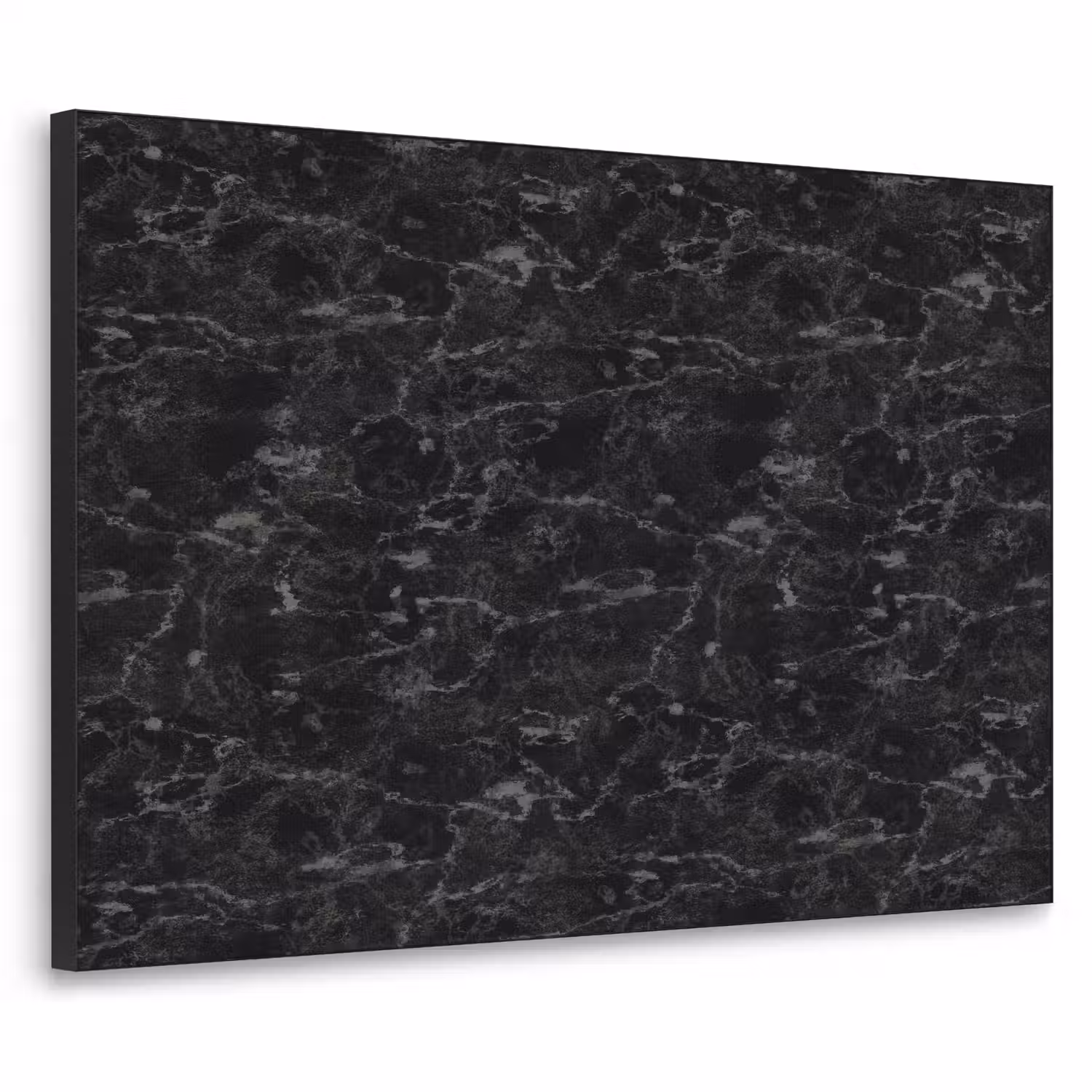 Marmer - Aders - Zwart Textielframe zwart klein 947 -3d
