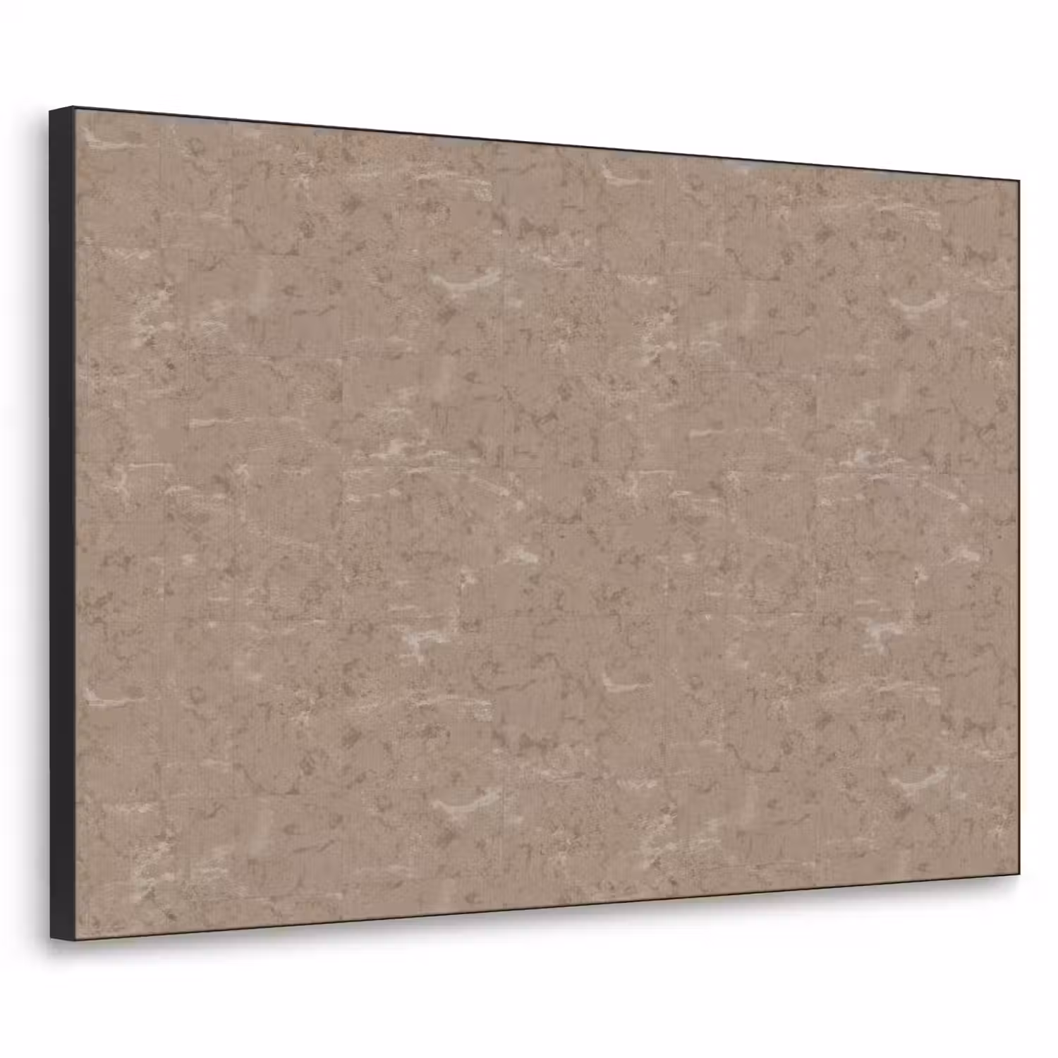 Patroon - Kalksteen - Beige Textielframe zwart klein 947 -3d