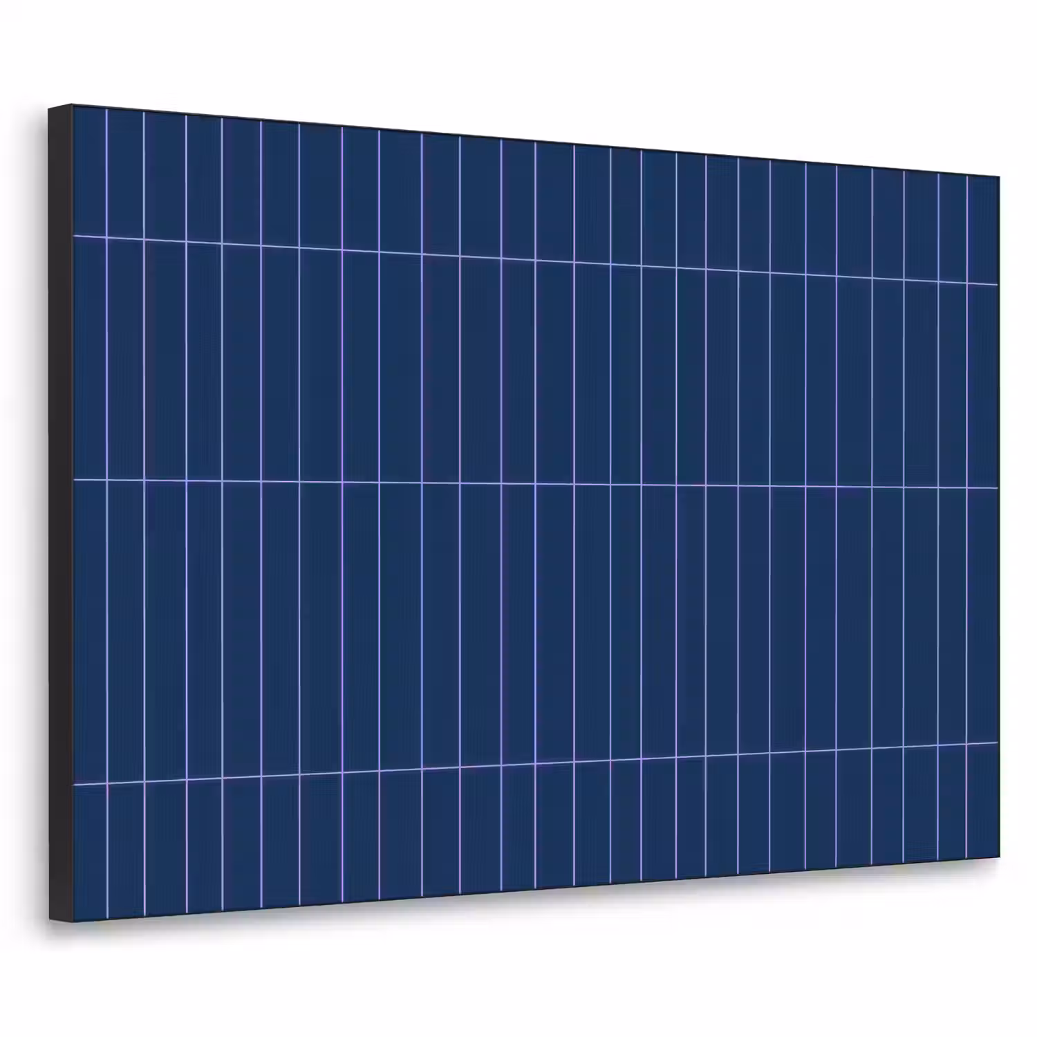 Tegels - Langwerpig - Blauw Textielframe zwart klein 947 -3d