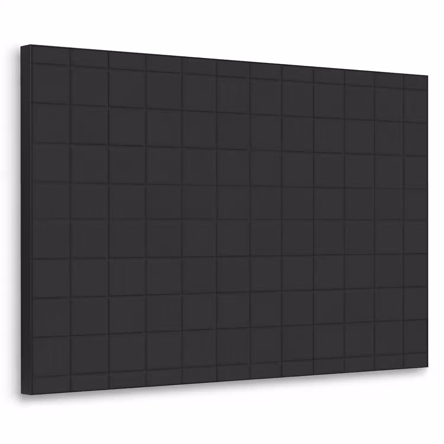 Tegels - Patroon - Mat - Zwart Textielframe zwart klein 947 -3d