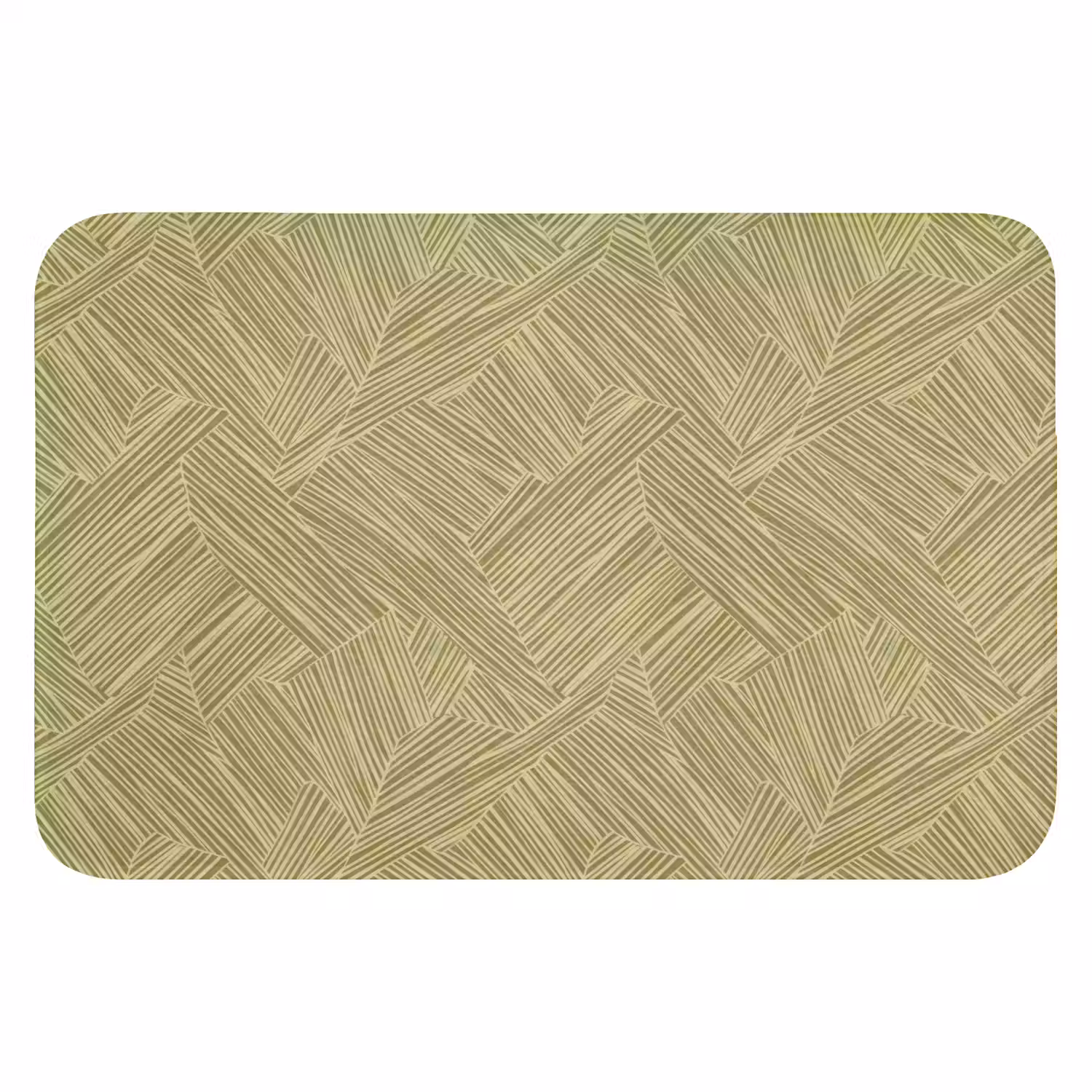 Abstract - Modern - Groen Badmat klein 997 -3d