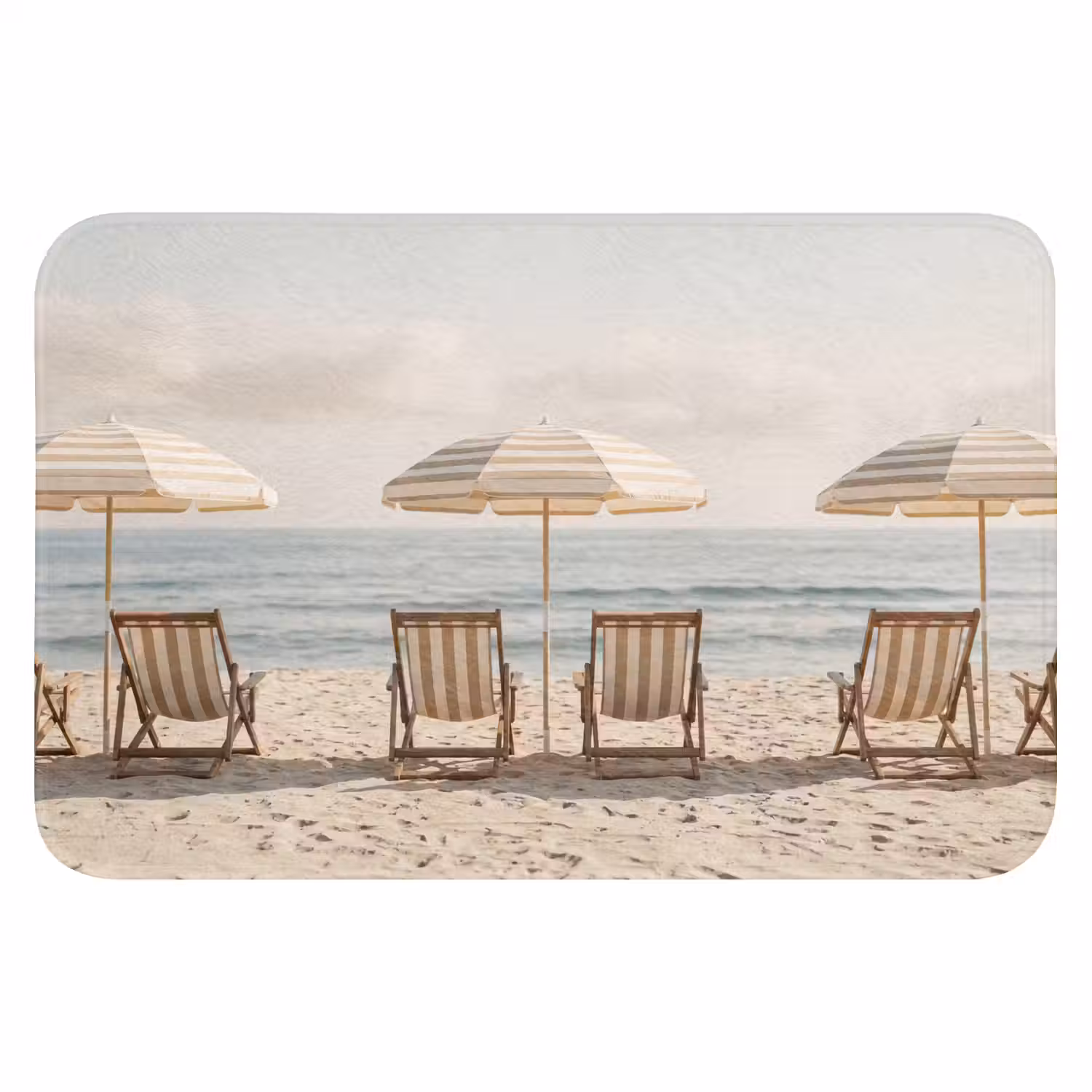 Strand - Stoelen - Parasol Badmat klein -3d