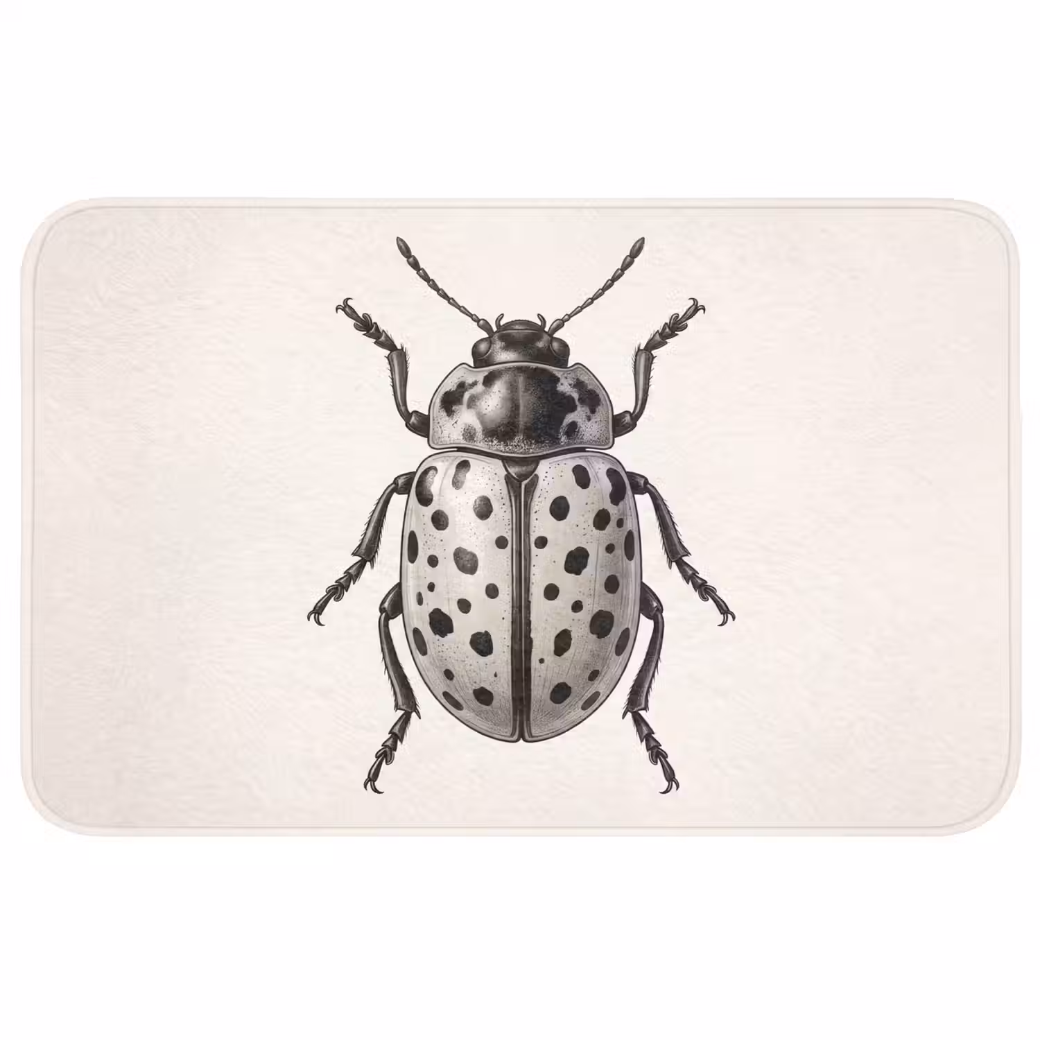 Kever - Insect - Vintage Badmat middel -3d