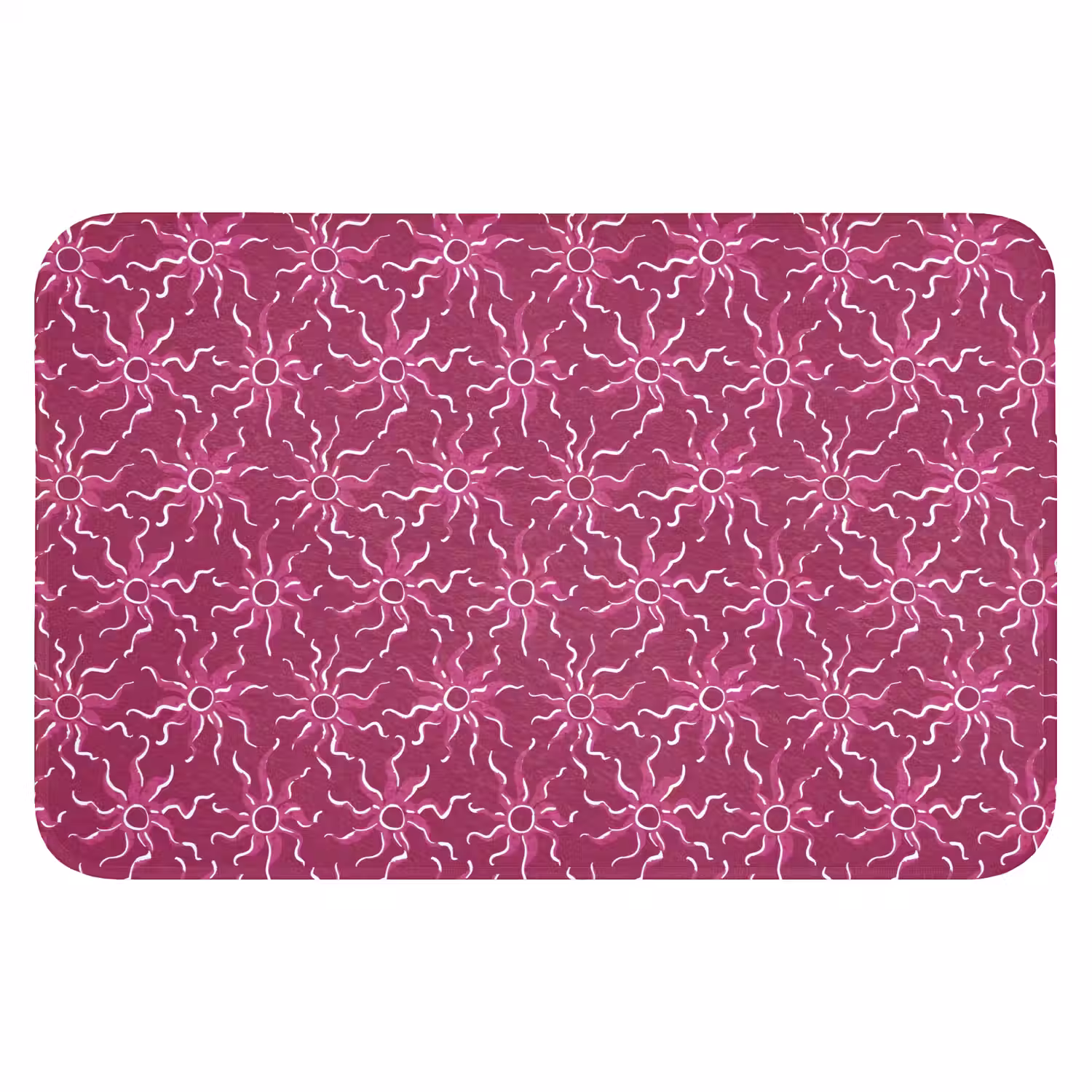 Bohemian - Zon - Magenta Badmat klein 997 -3d