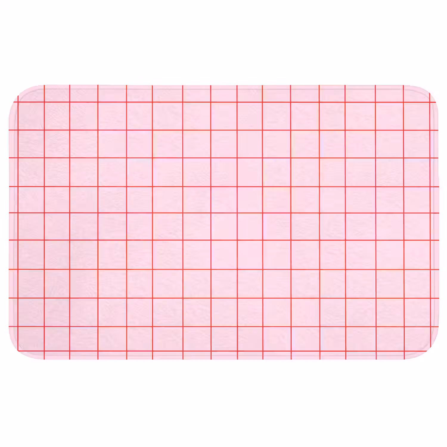 Raster - Patroon - Roze Badmat middel 997 -3d