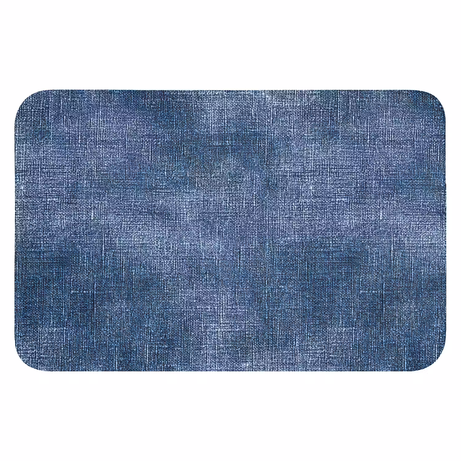 Linnen - Textuur - Patroon - Denim - Rustiek Badmat klein 997 -3d