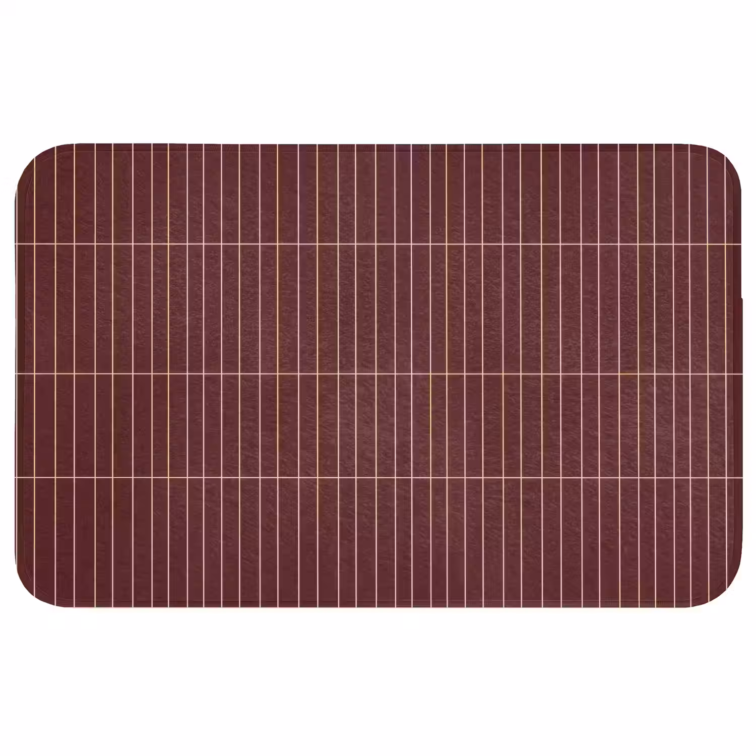 Lijnen - Patroon - Bordeaux Badmat middel 997 -3d