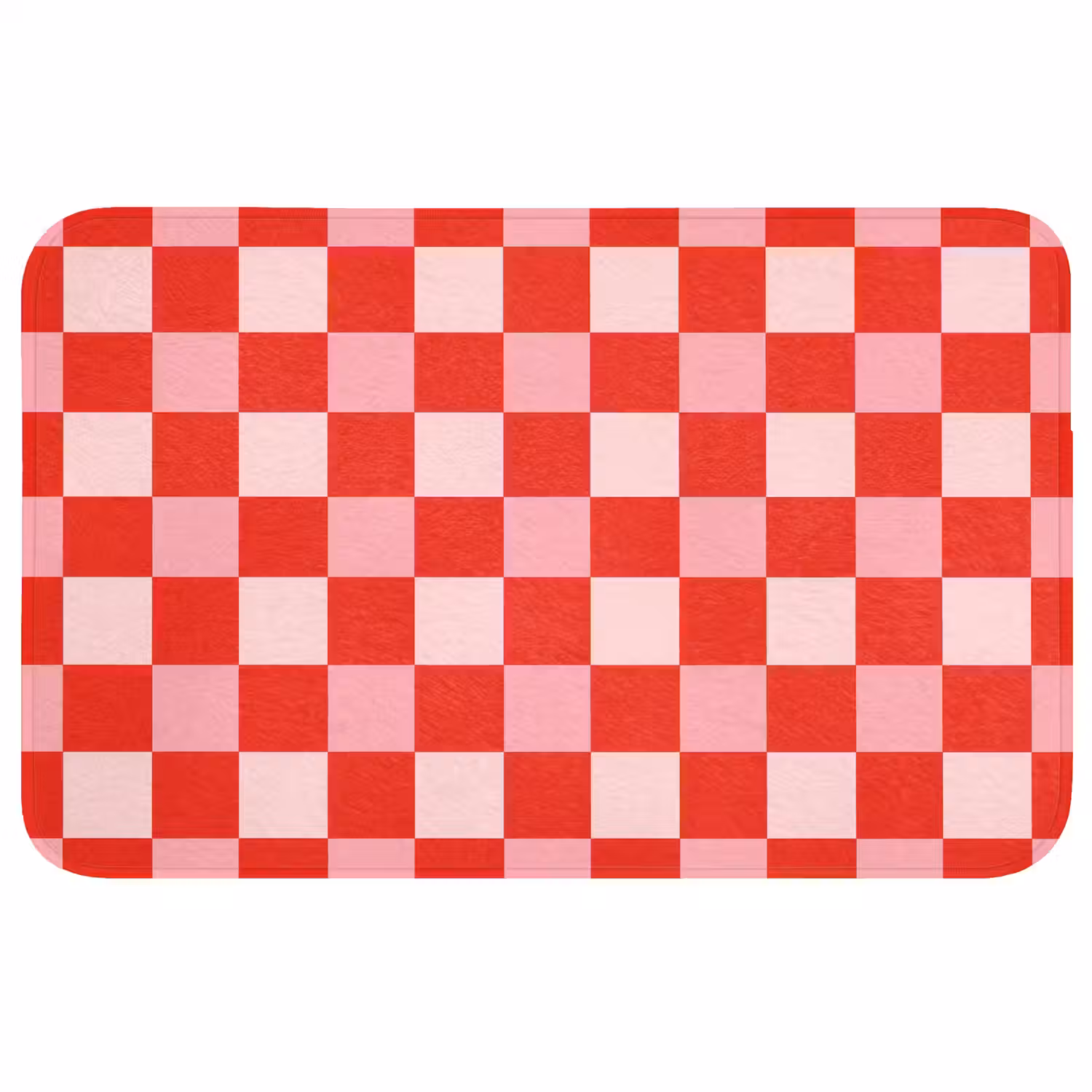 Vierkant - Klassiek - Rood Badmat middel 997 -3d