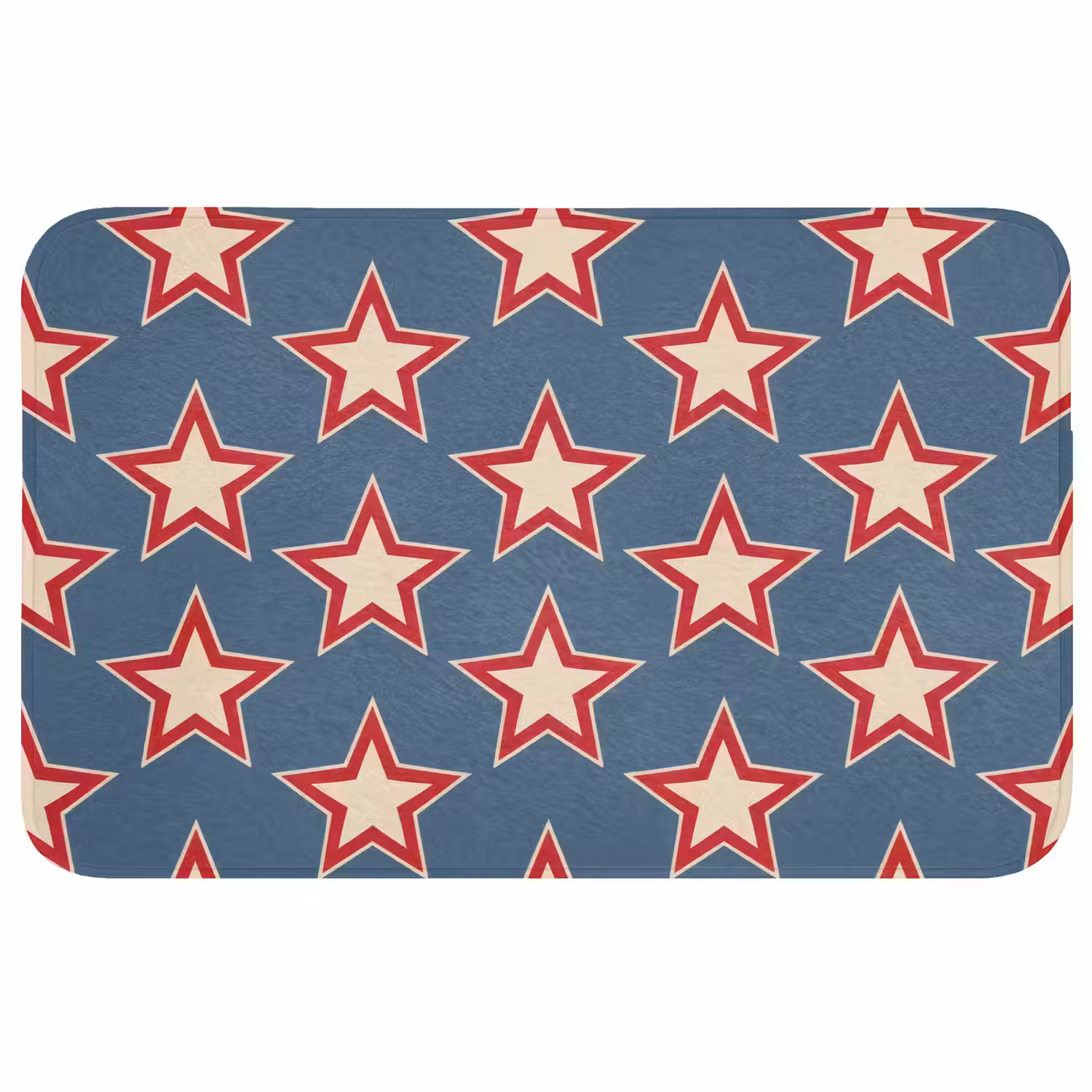 Ster - Klassiek - Blauw Badmat middel 997 -3d
