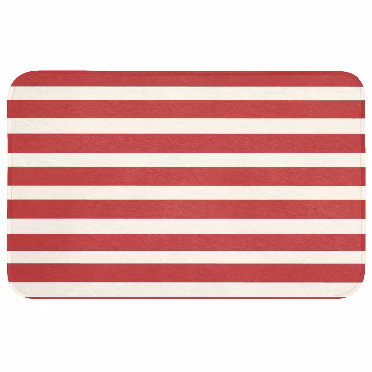 Strepen - Patroon - Rood Badmat middel 997 -3d